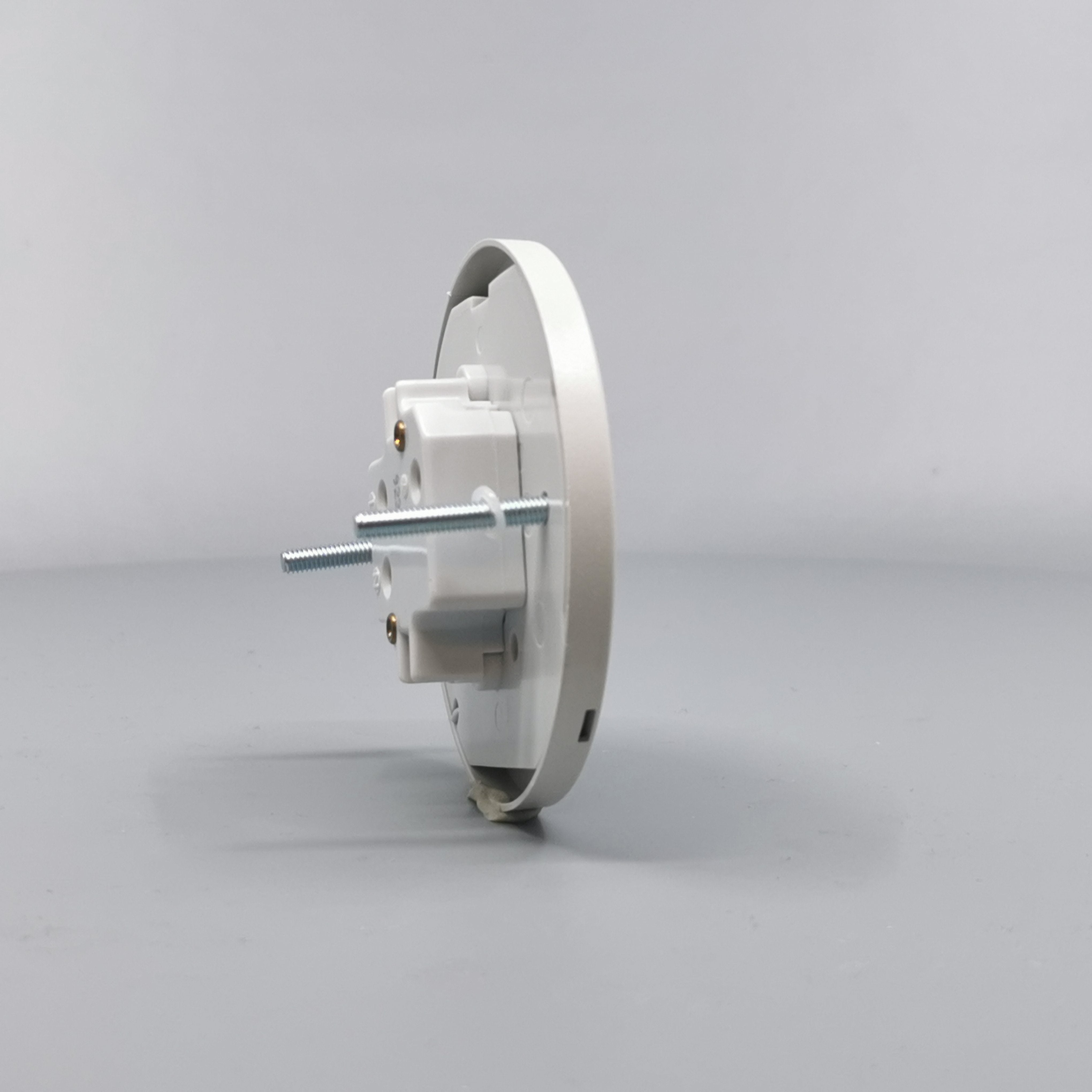 Fuga Lampestikkontakt Ø 80 lysegrå