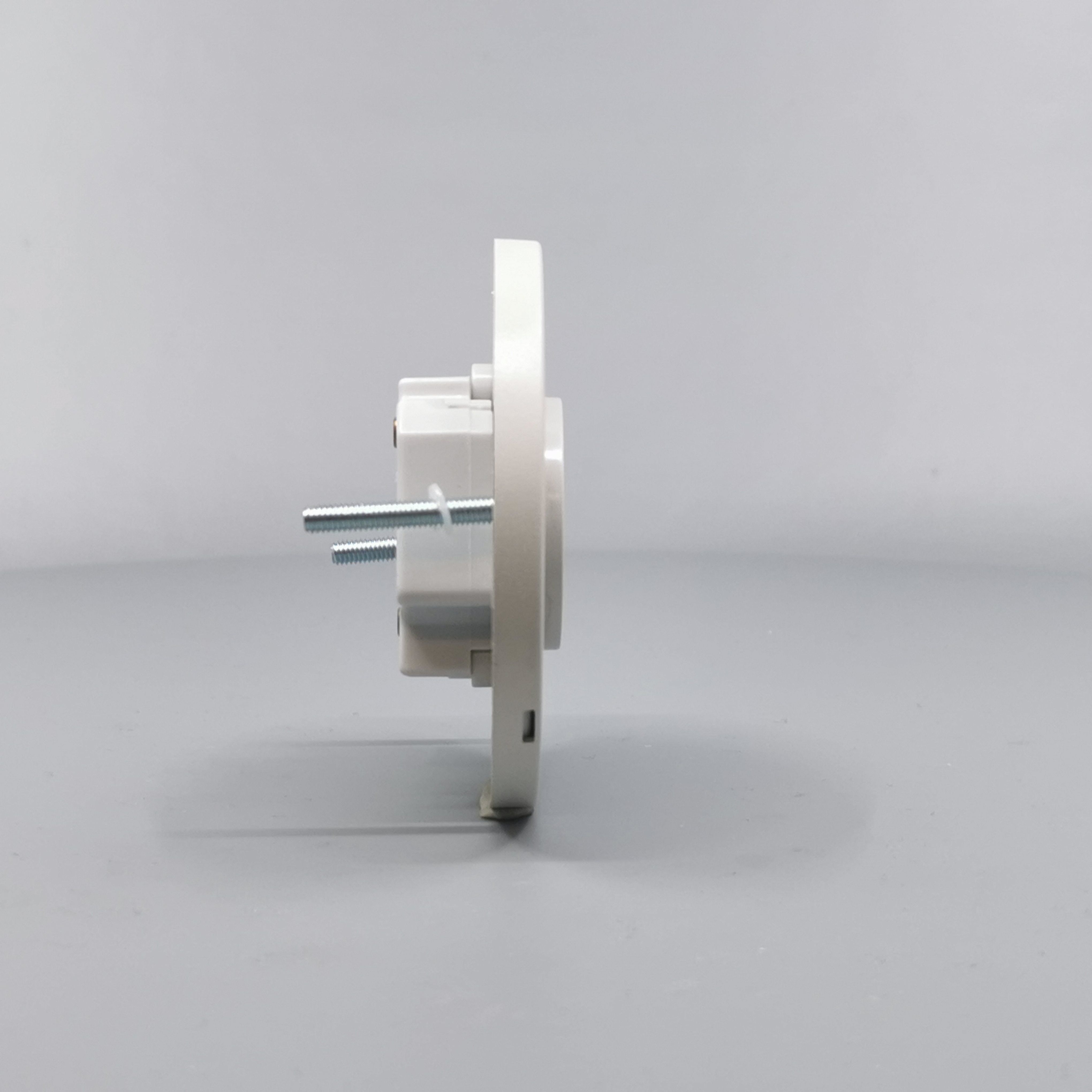 Fuga Lampestikkontakt Ø 80 lysegrå