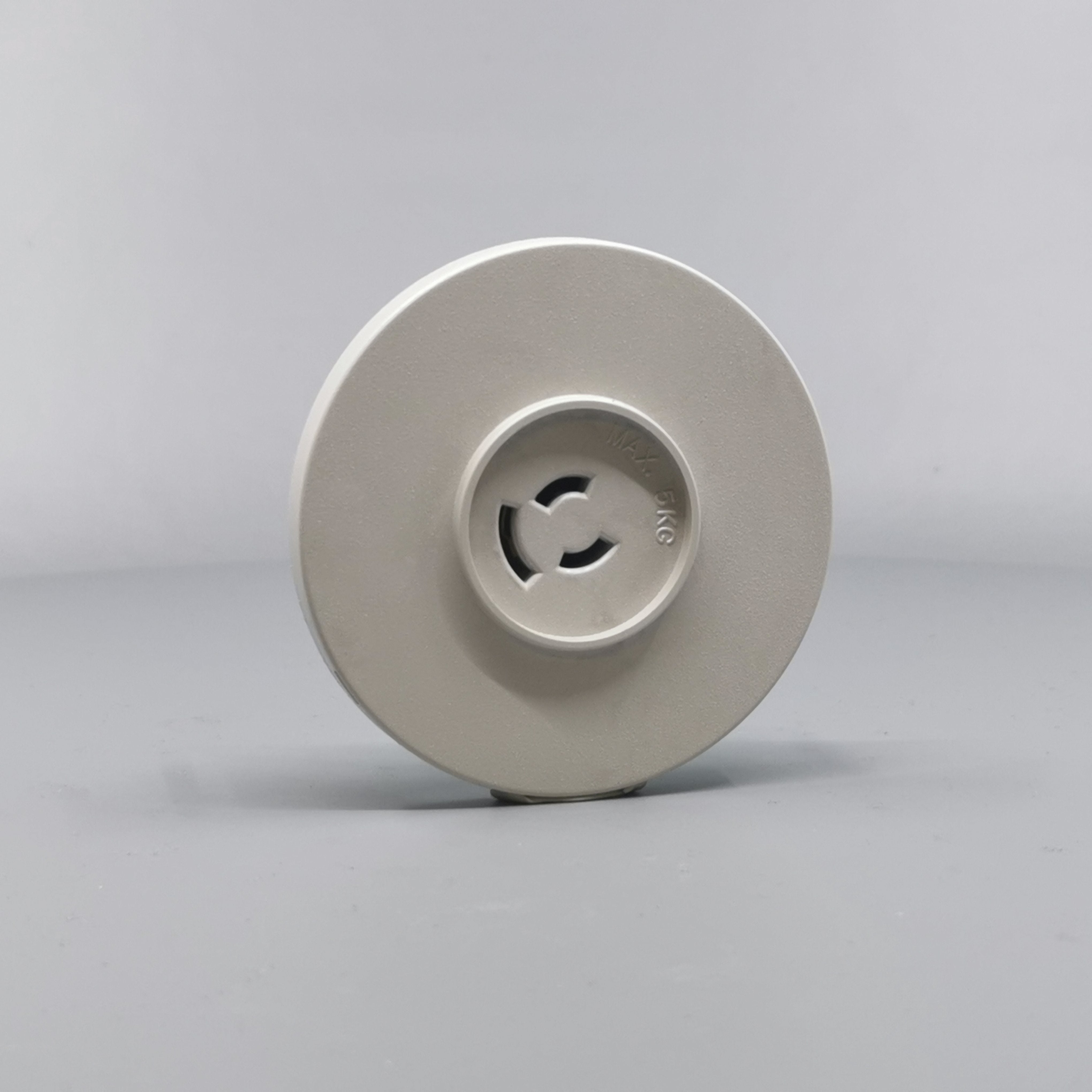 Fuga Lampestikkontakt Ø 80 lysegrå