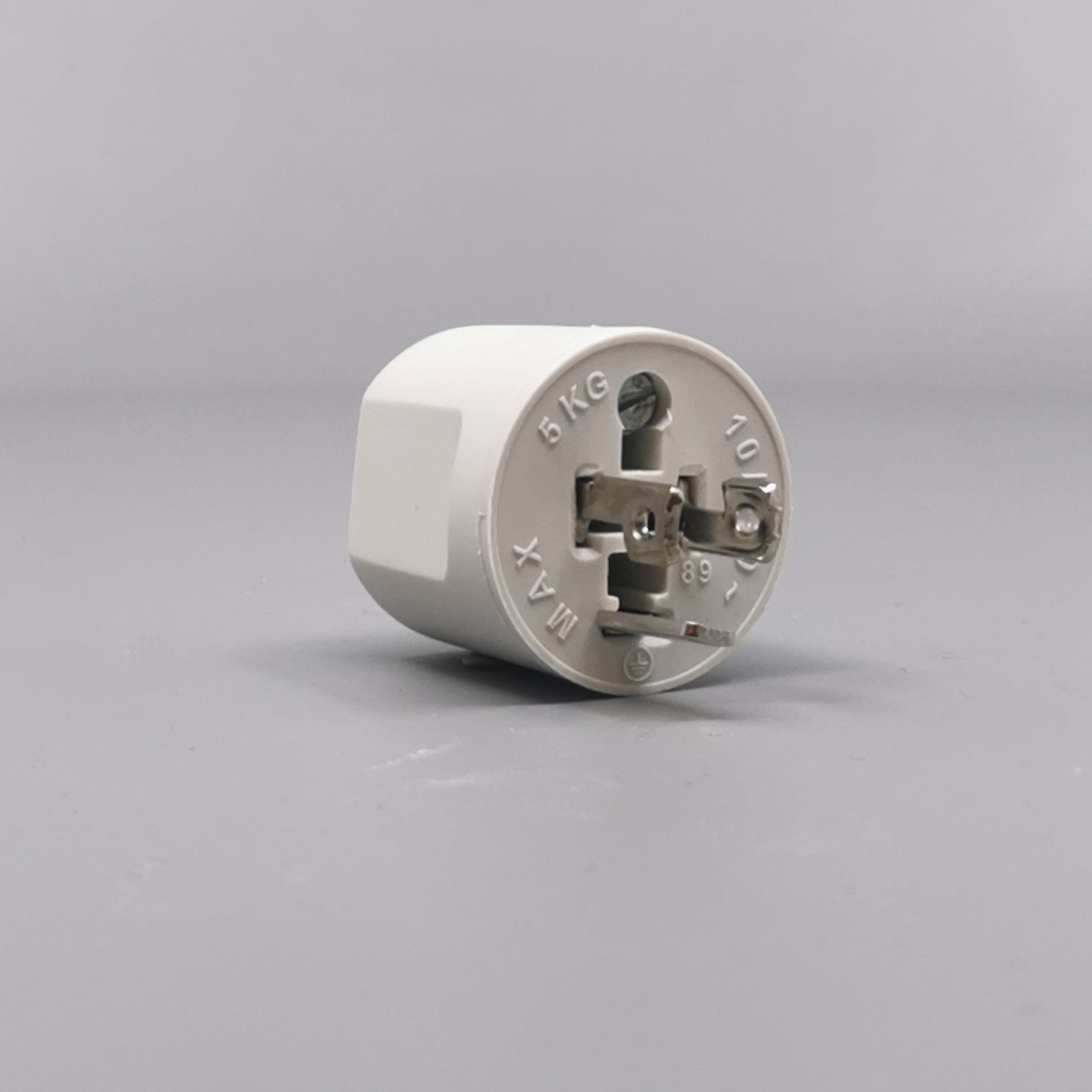 Fuga Lampestikprop 2 ledet + jord lysegrå