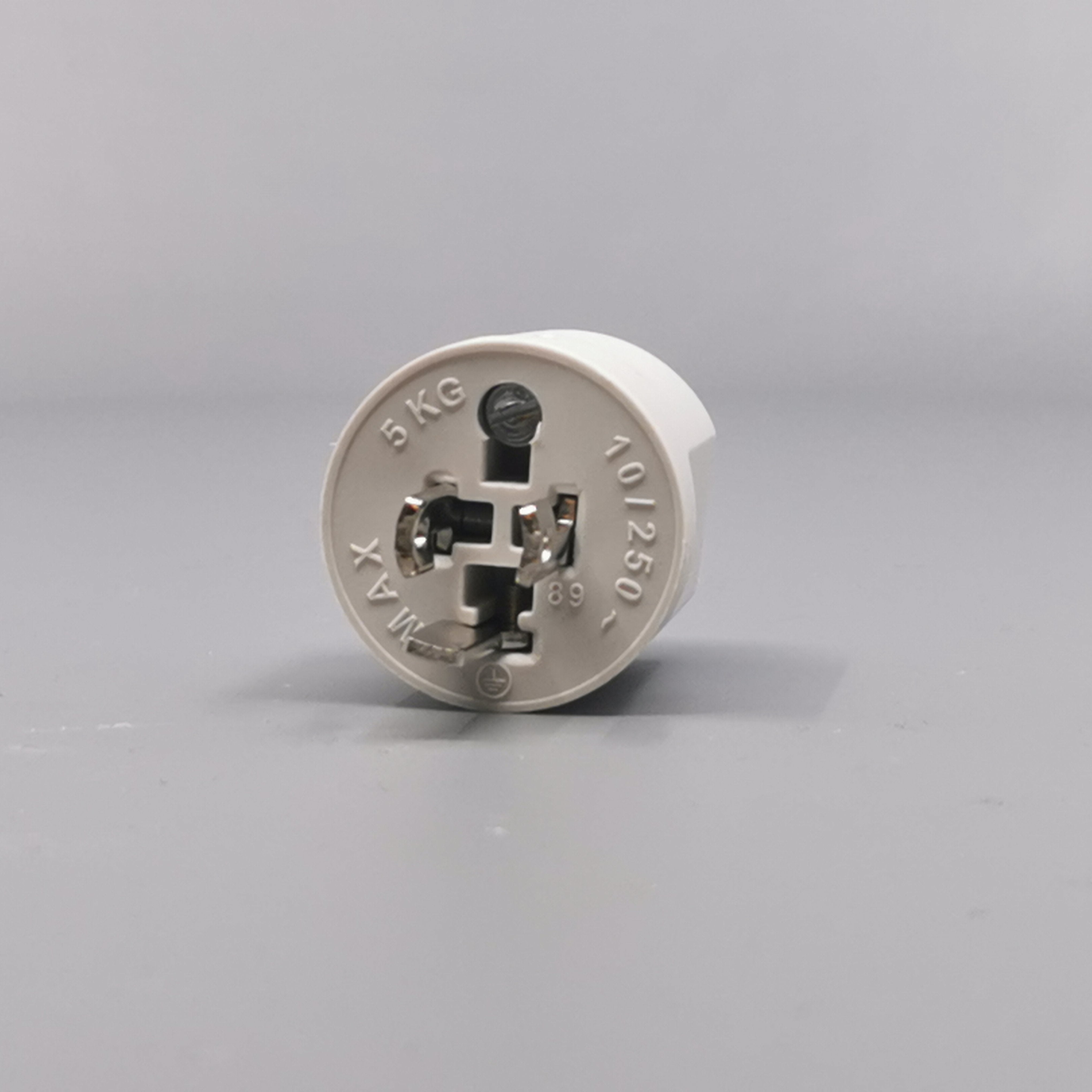 Fuga Lampestikprop 2 ledet + jord lysegrå