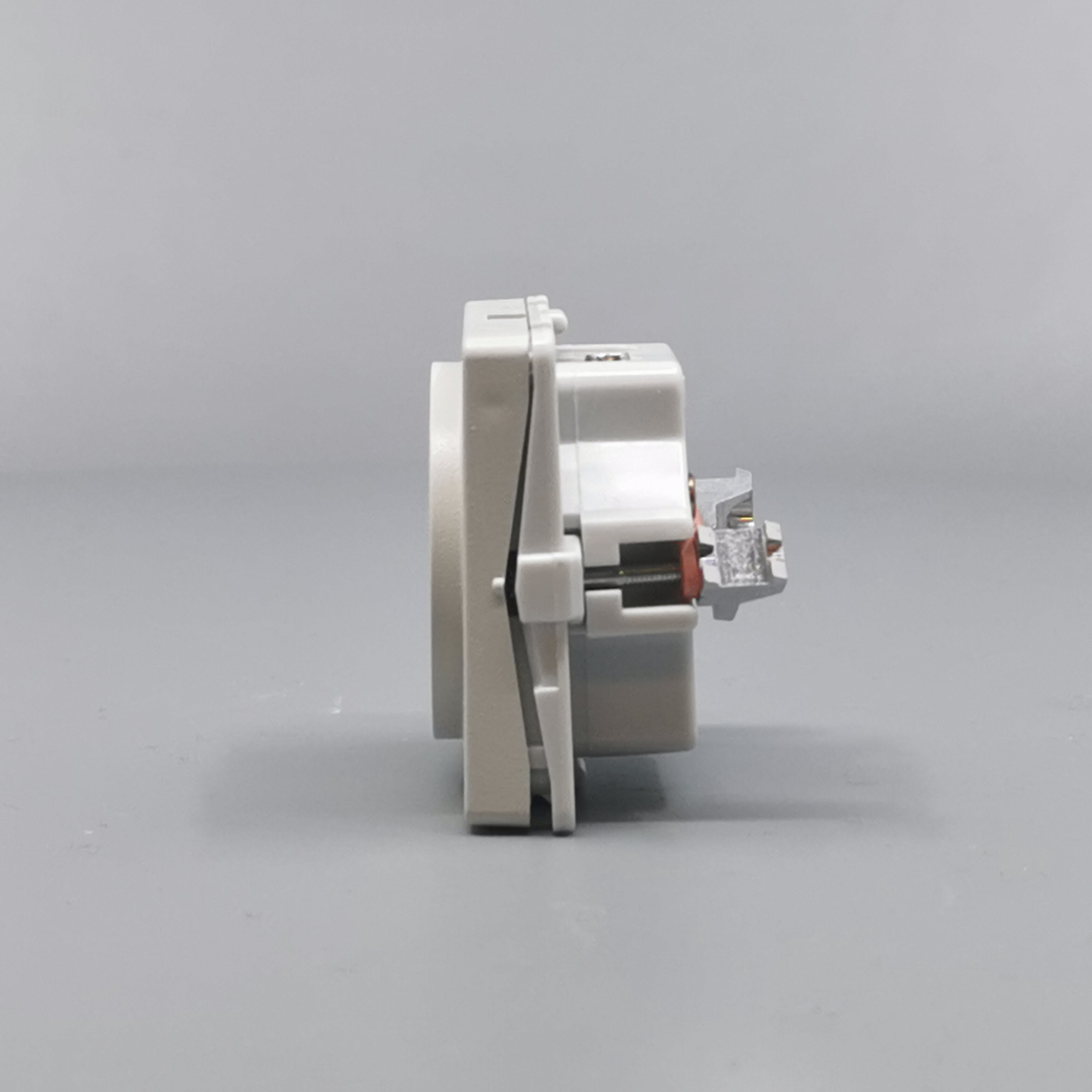 Fuga Lampestikkontakt med jord 50x50 lysegrå