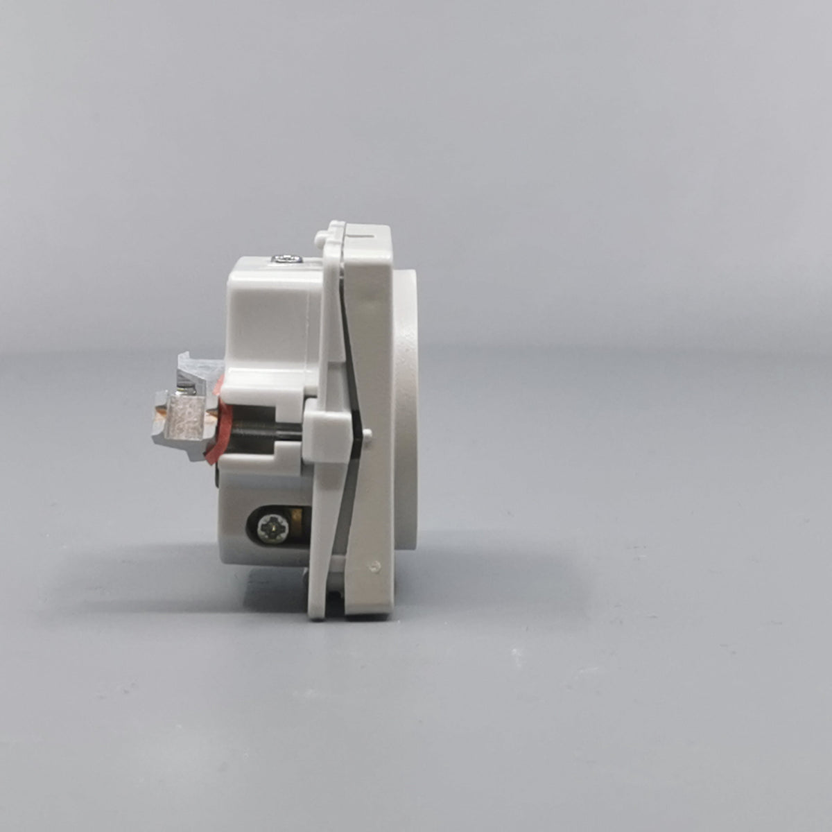 Fuga Lampestikkontakt med jord 50x50 lysegrå (360° frame 19)