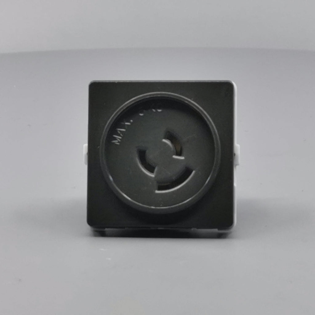 Fuga Lampestikkontakt med jord 50x50 koksgrå