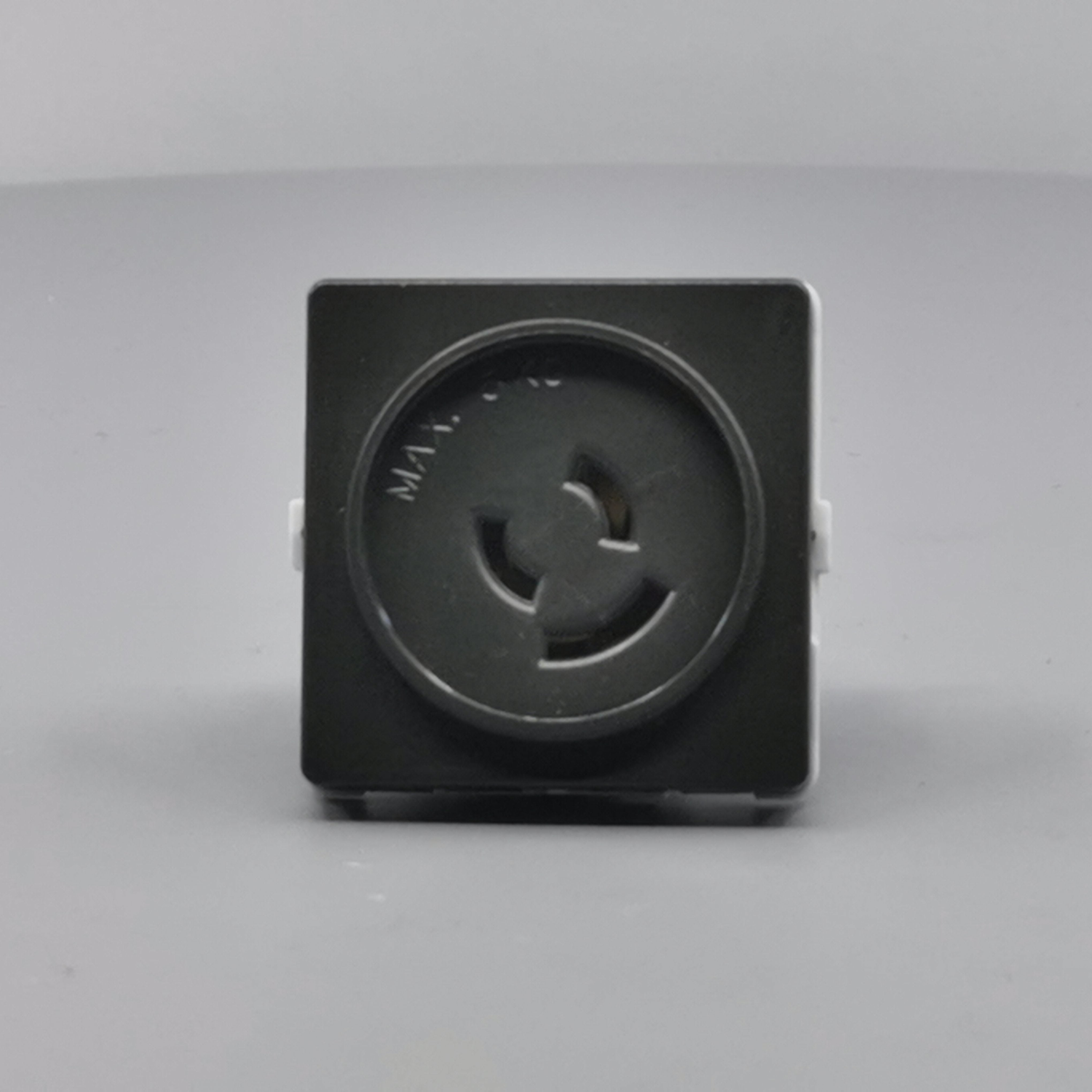 Fuga Lampestikkontakt med jord 50x50 koksgrå