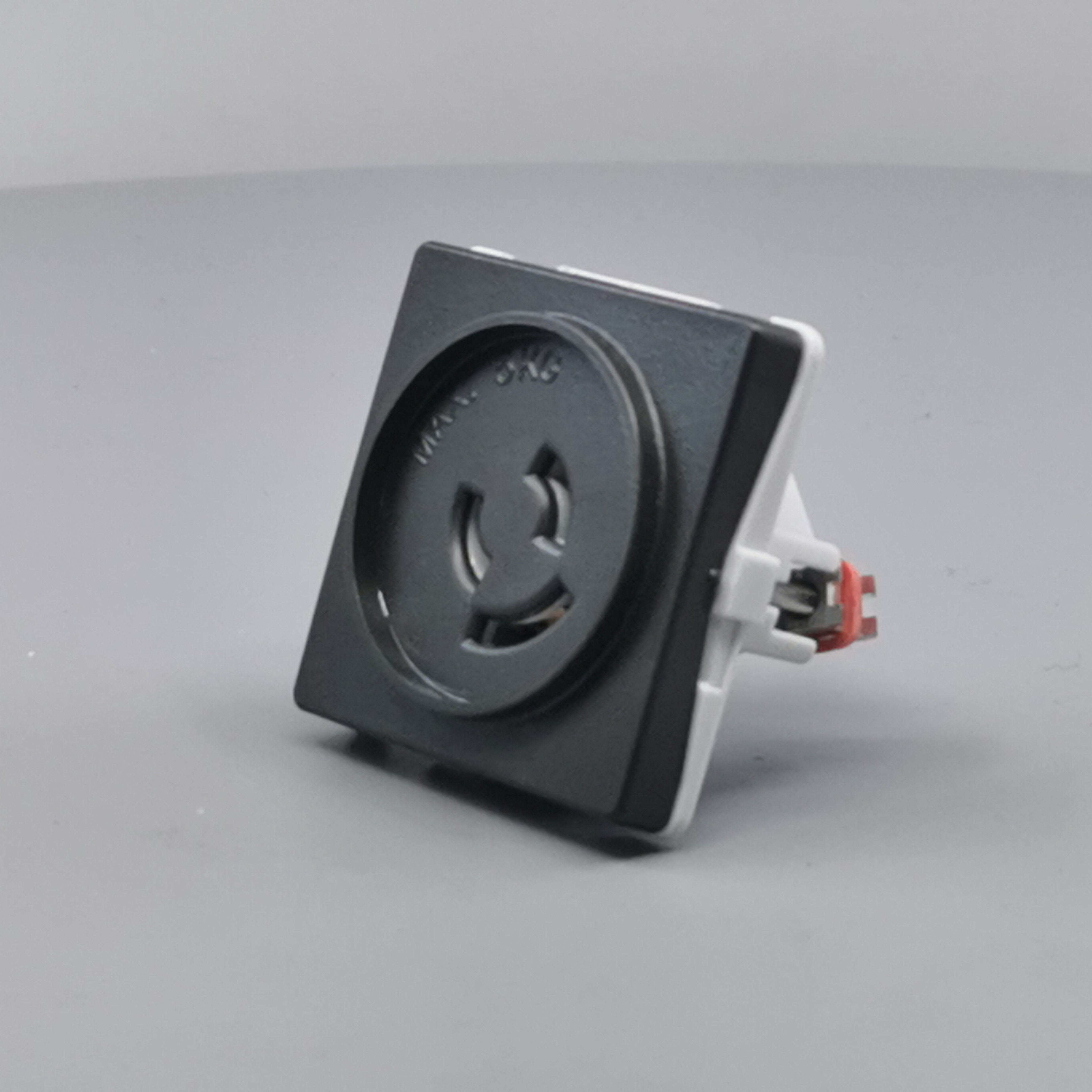 Fuga Lampestikkontakt med jord 50x50 koksgrå