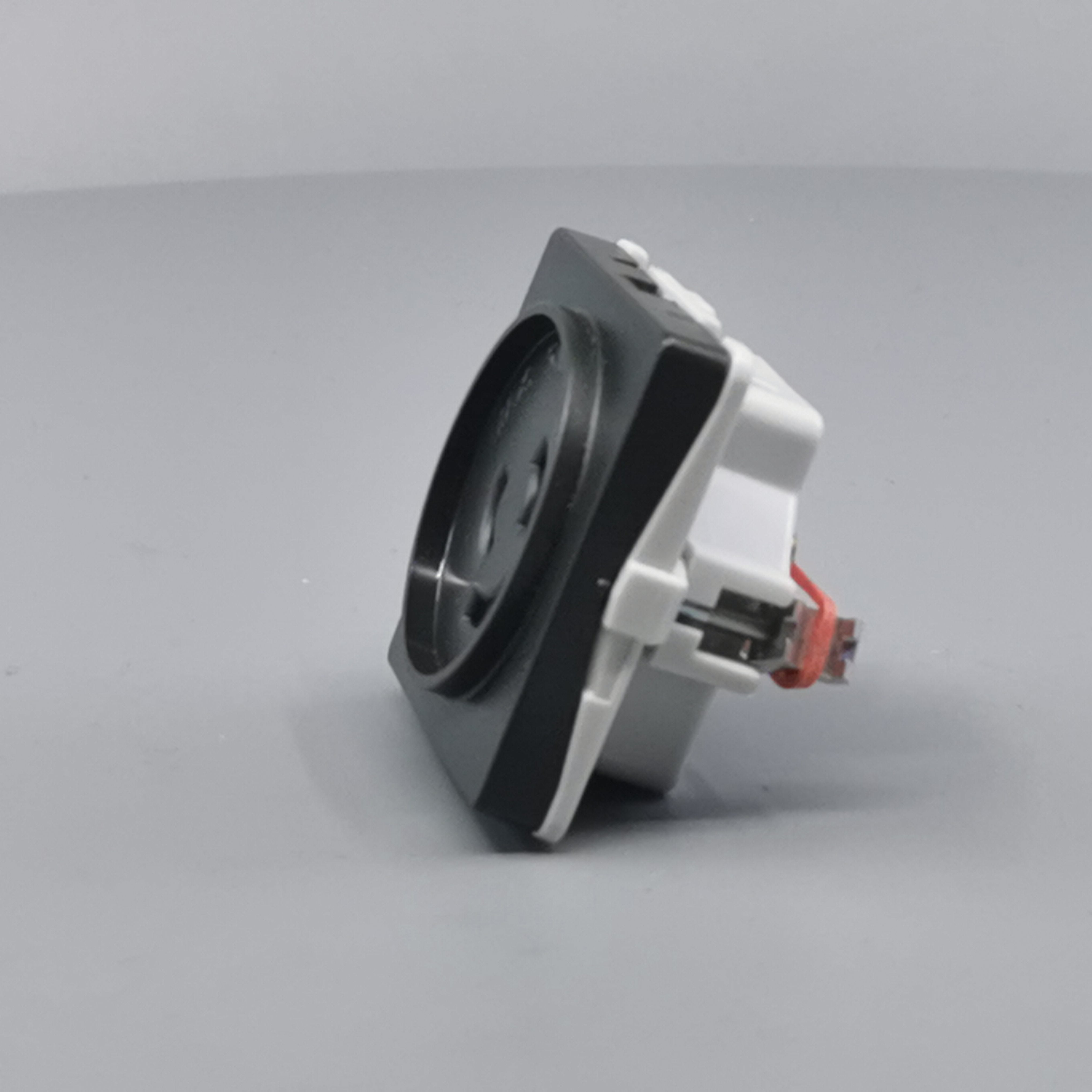 Fuga Lampestikkontakt med jord 50x50 koksgrå