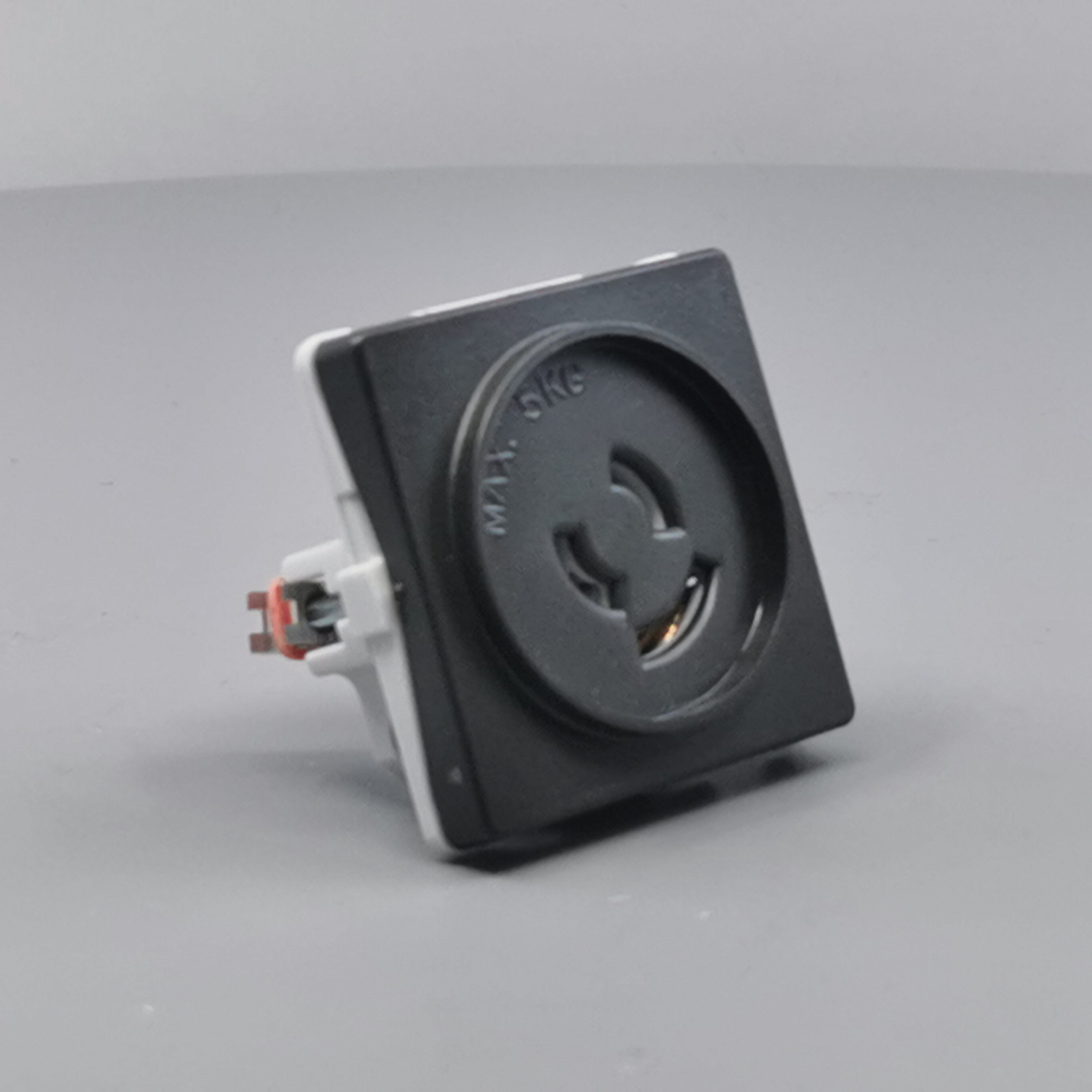 Fuga Lampestikkontakt med jord 50x50 koksgrå