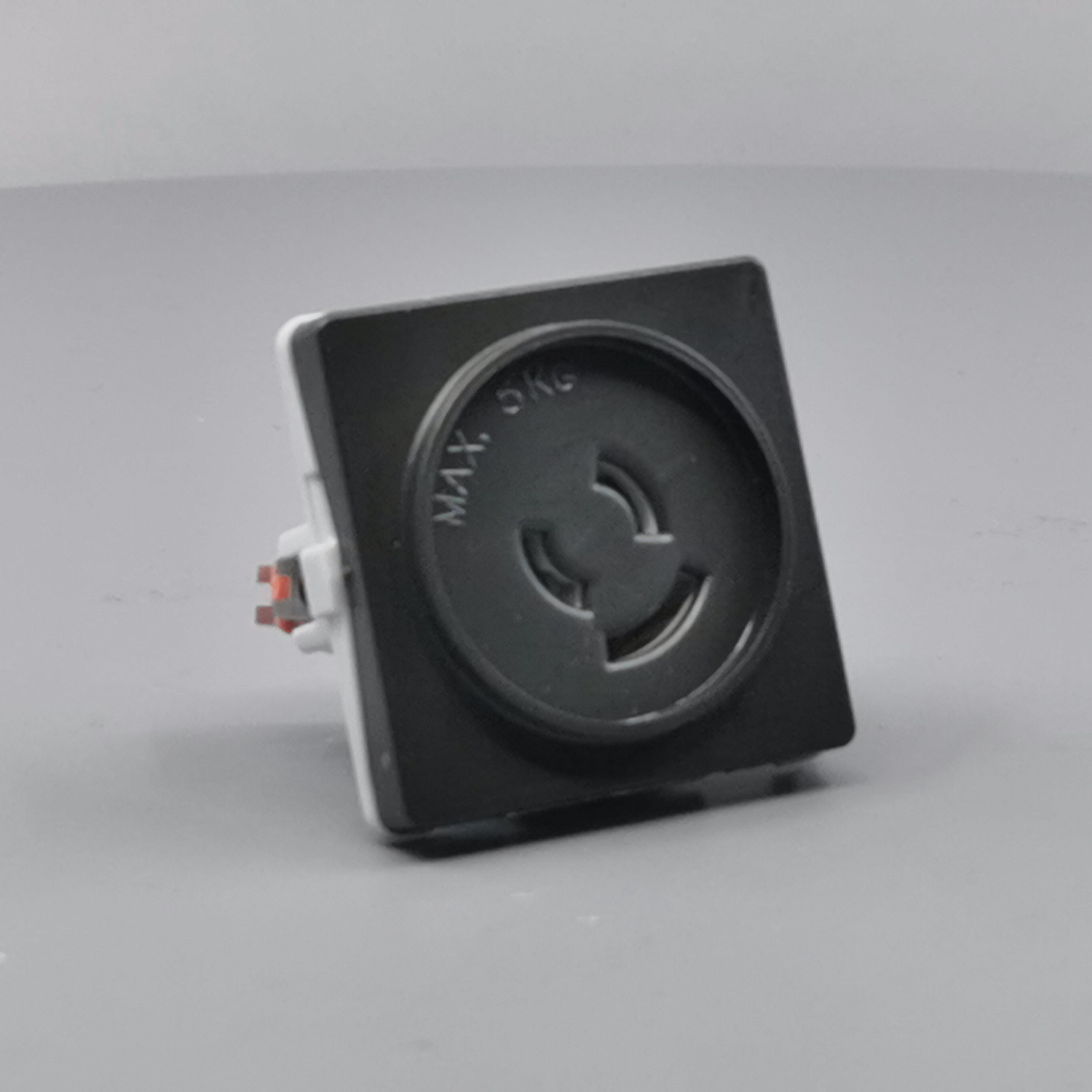 Fuga Lampestikkontakt med jord 50x50 koksgrå