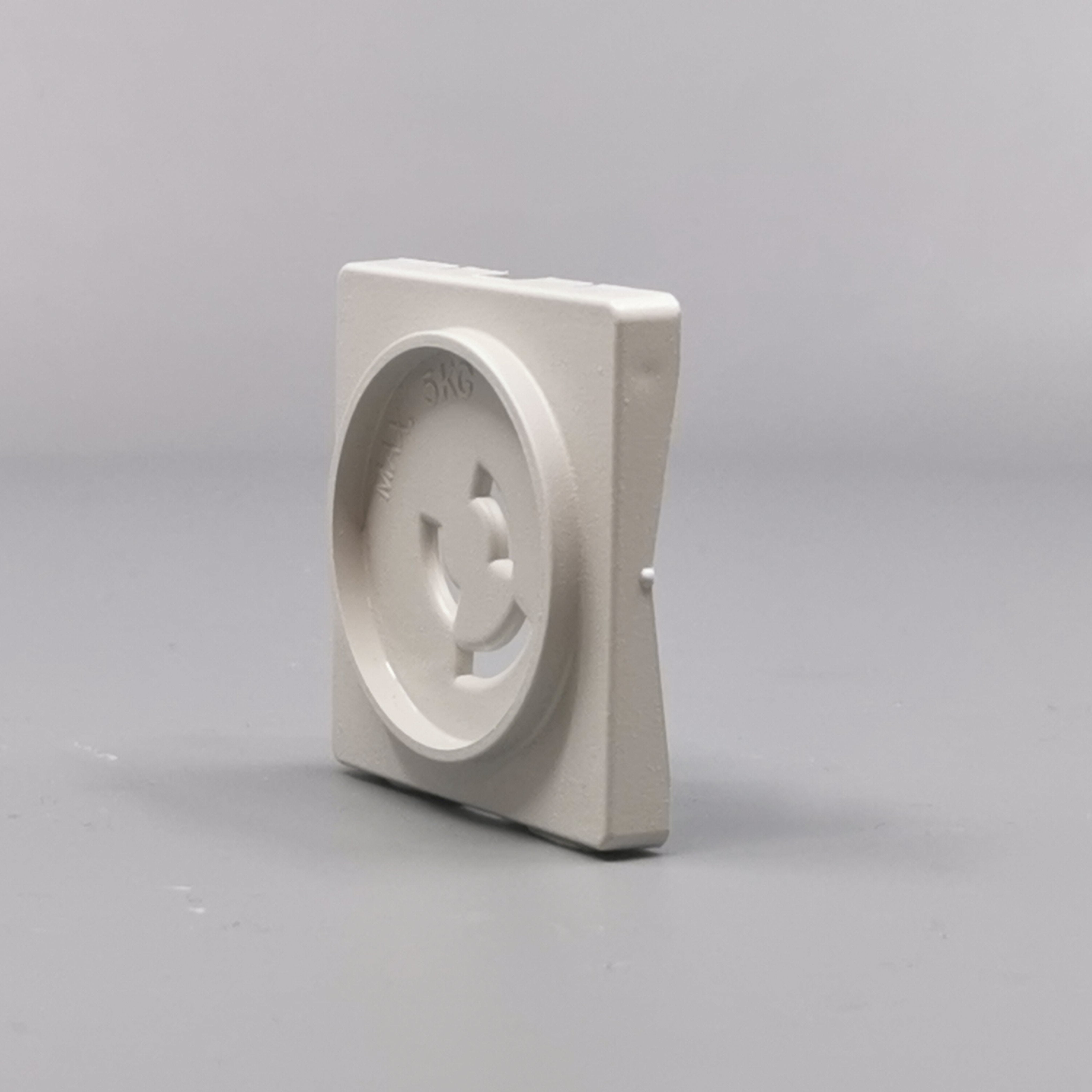 Fuga Afdækning lampestikkontakt 50x50 lysegrå