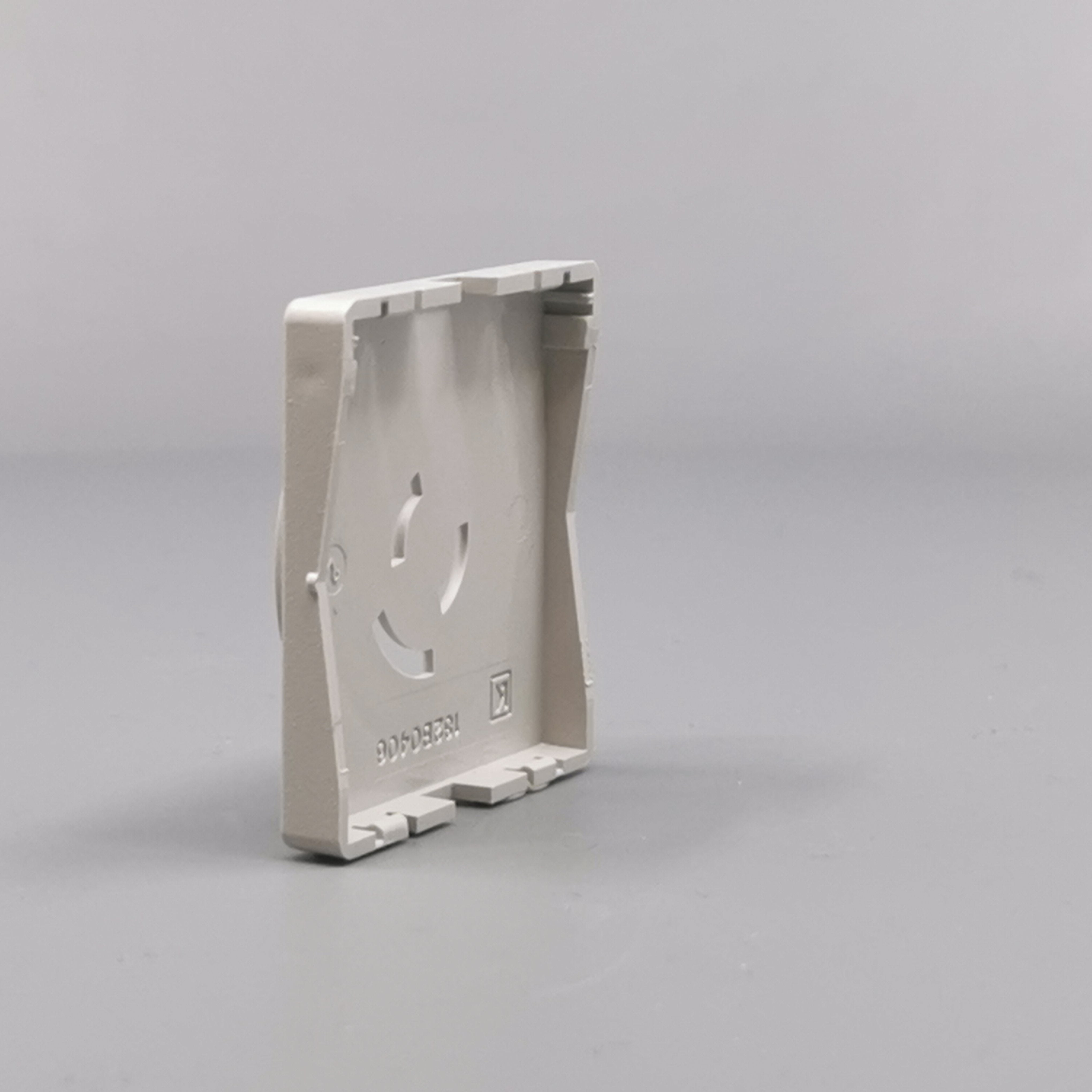 Fuga Afdækning lampestikkontakt 50x50 lysegrå