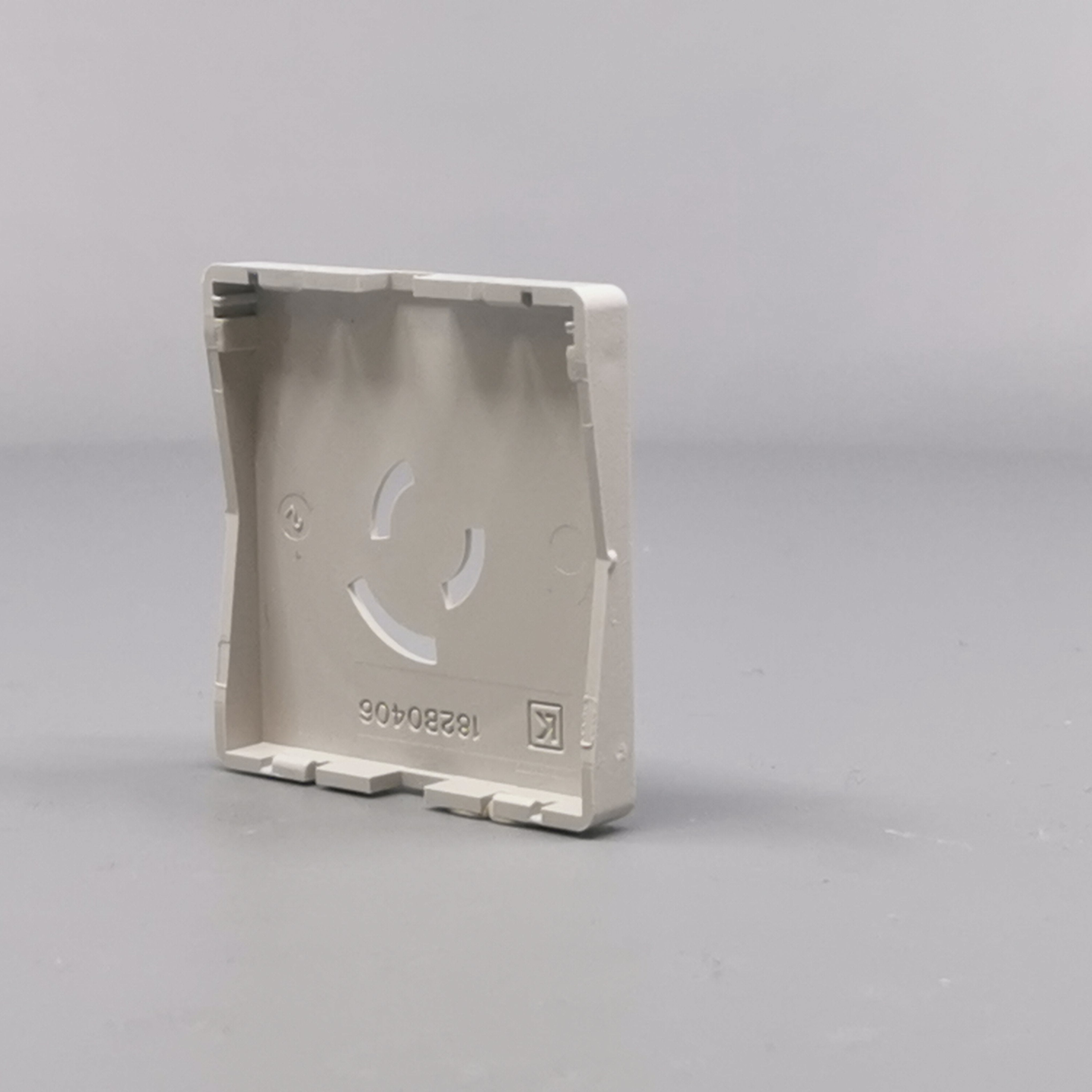 Fuga Afdækning lampestikkontakt 50x50 lysegrå