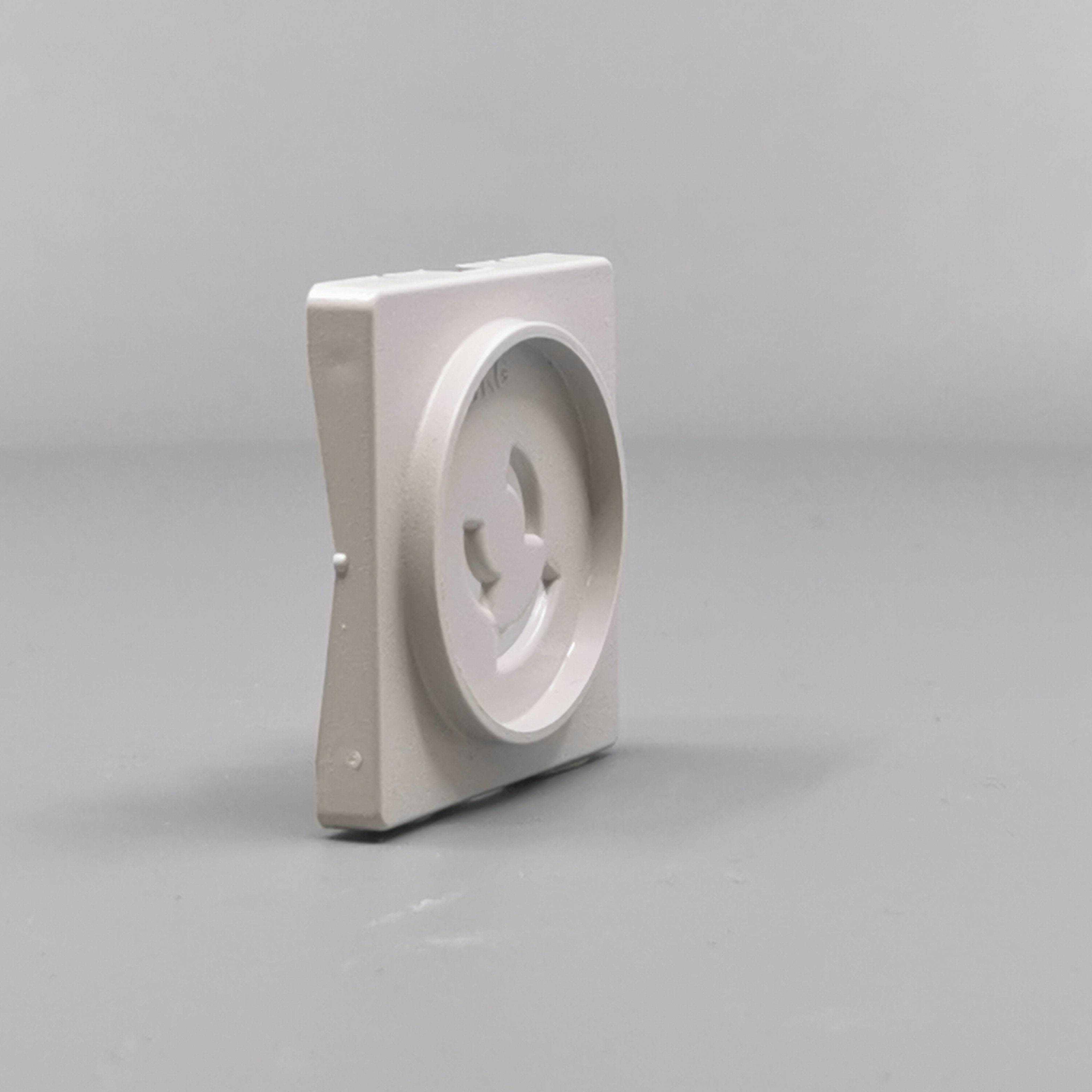 Fuga Afdækning lampestikkontakt 50x50 lysegrå