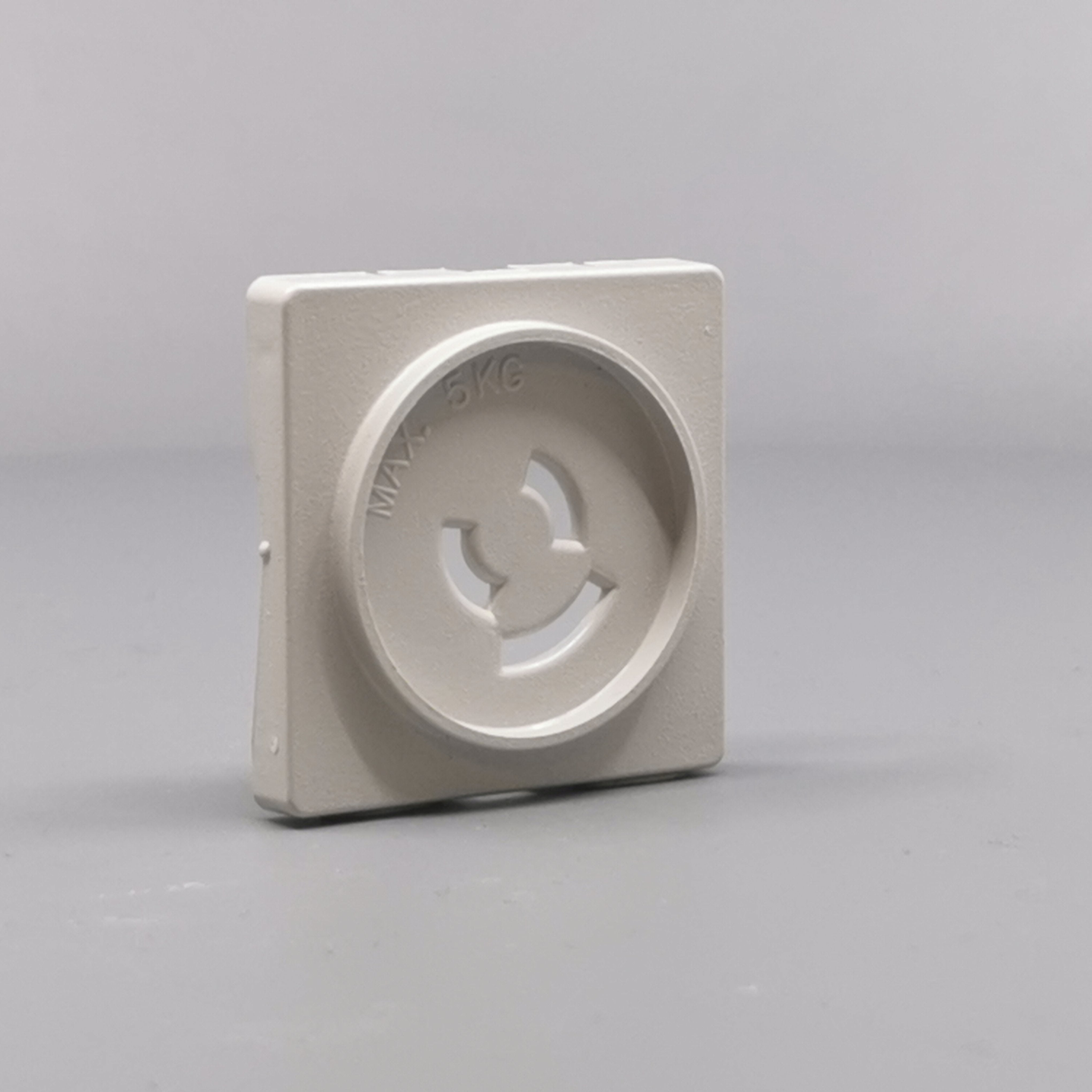 Fuga Afdækning lampestikkontakt 50x50 lysegrå