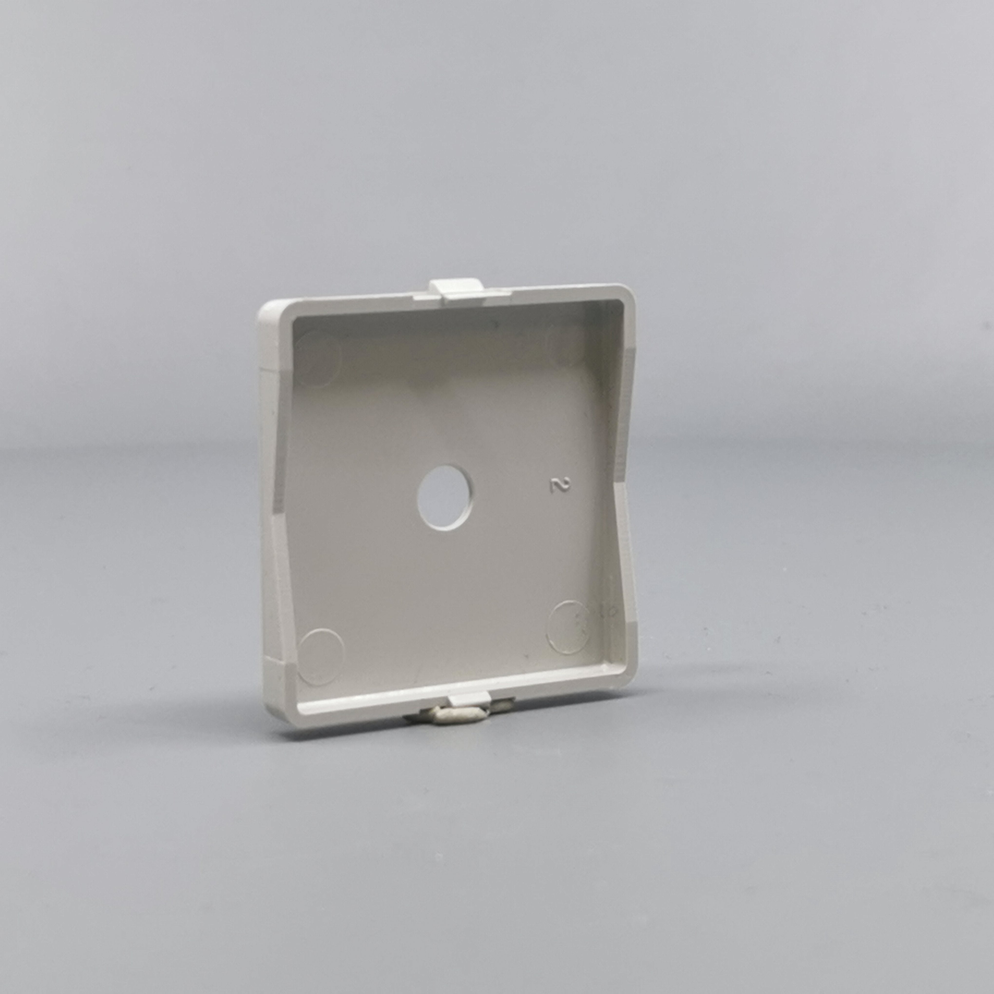 LK Fuga afdækning til lampeudtag 50x50, gammel model - lysegrå