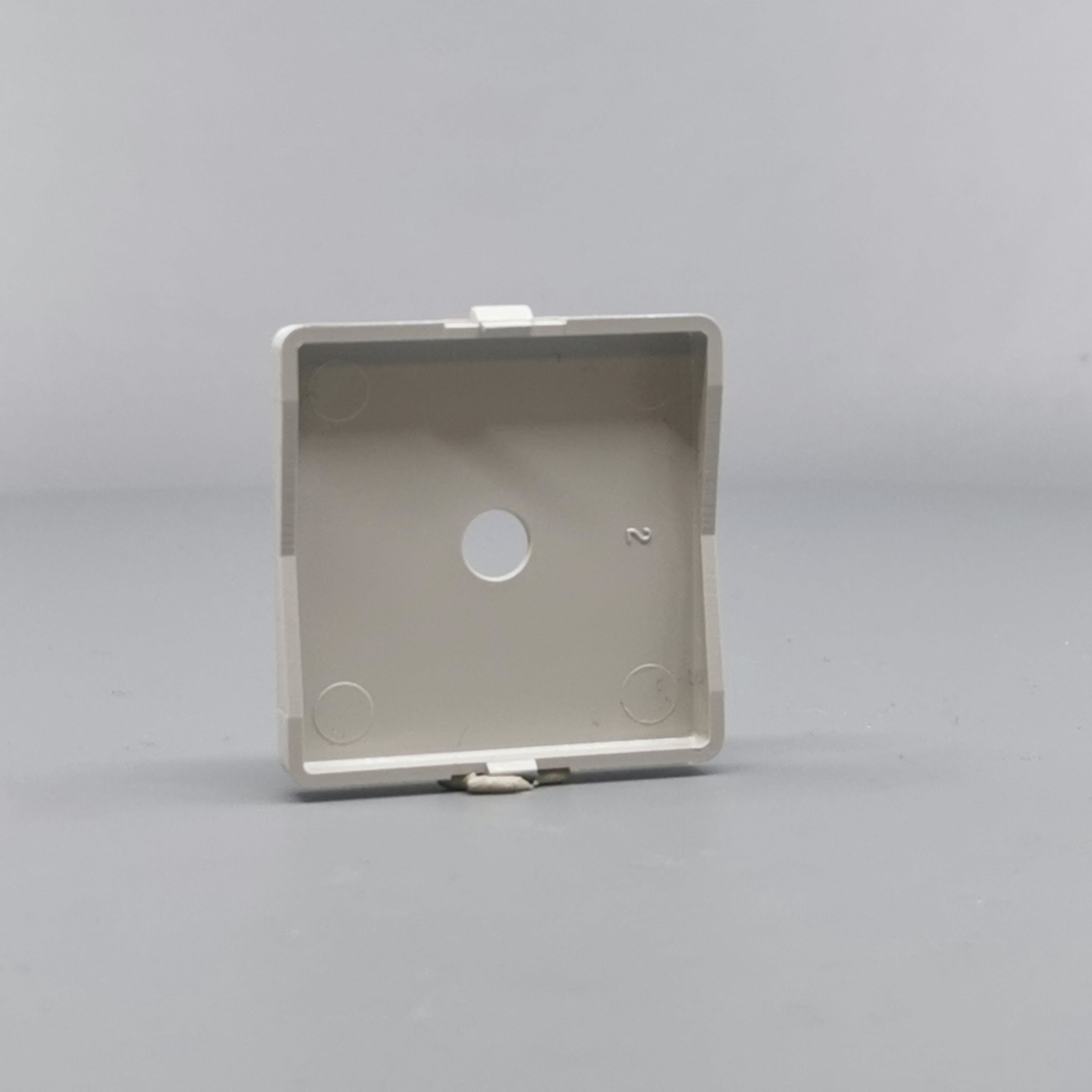 LK Fuga afdækning til lampeudtag 50x50, gammel model - lysegrå