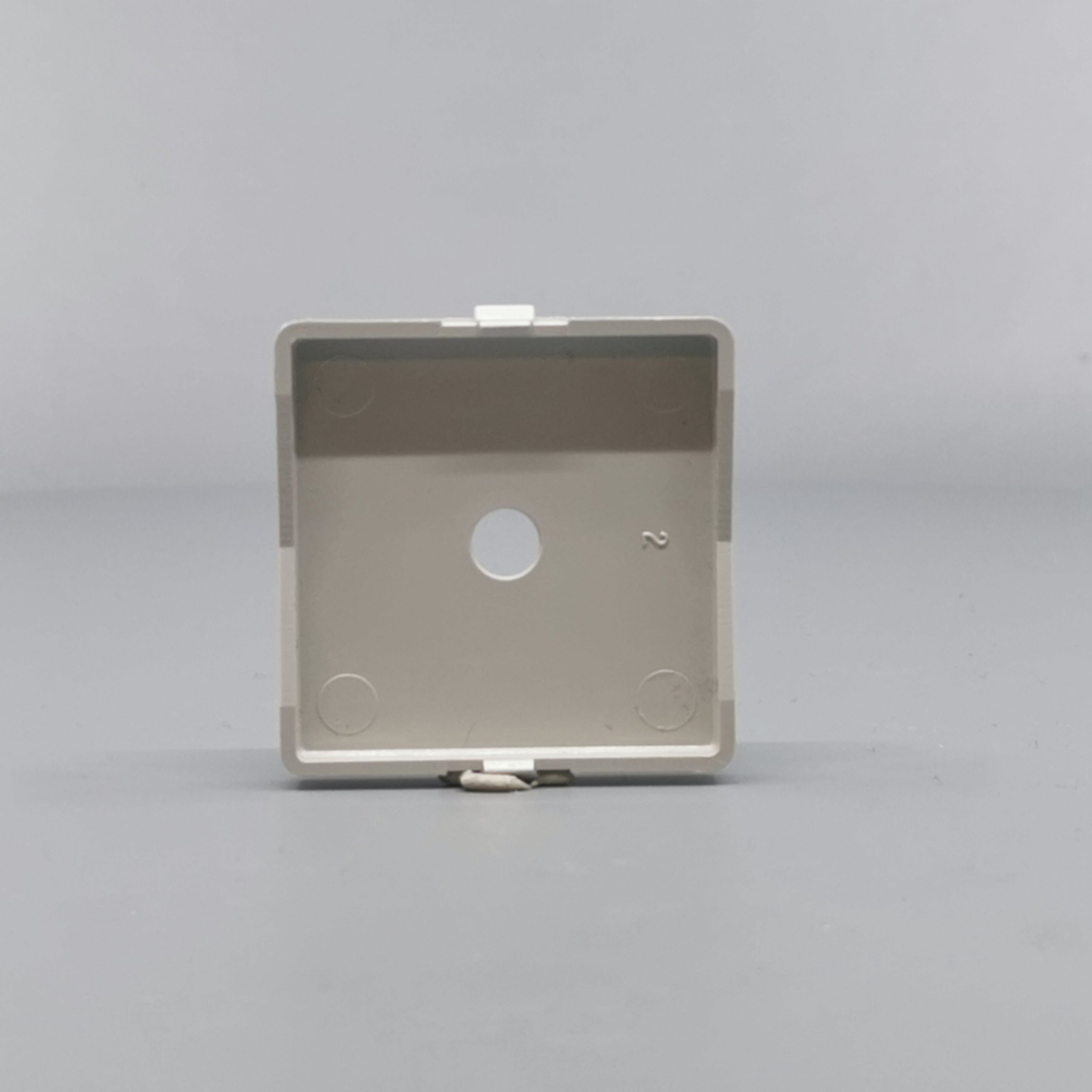 LK Fuga afdækning til lampeudtag 50x50, gammel model - lysegrå