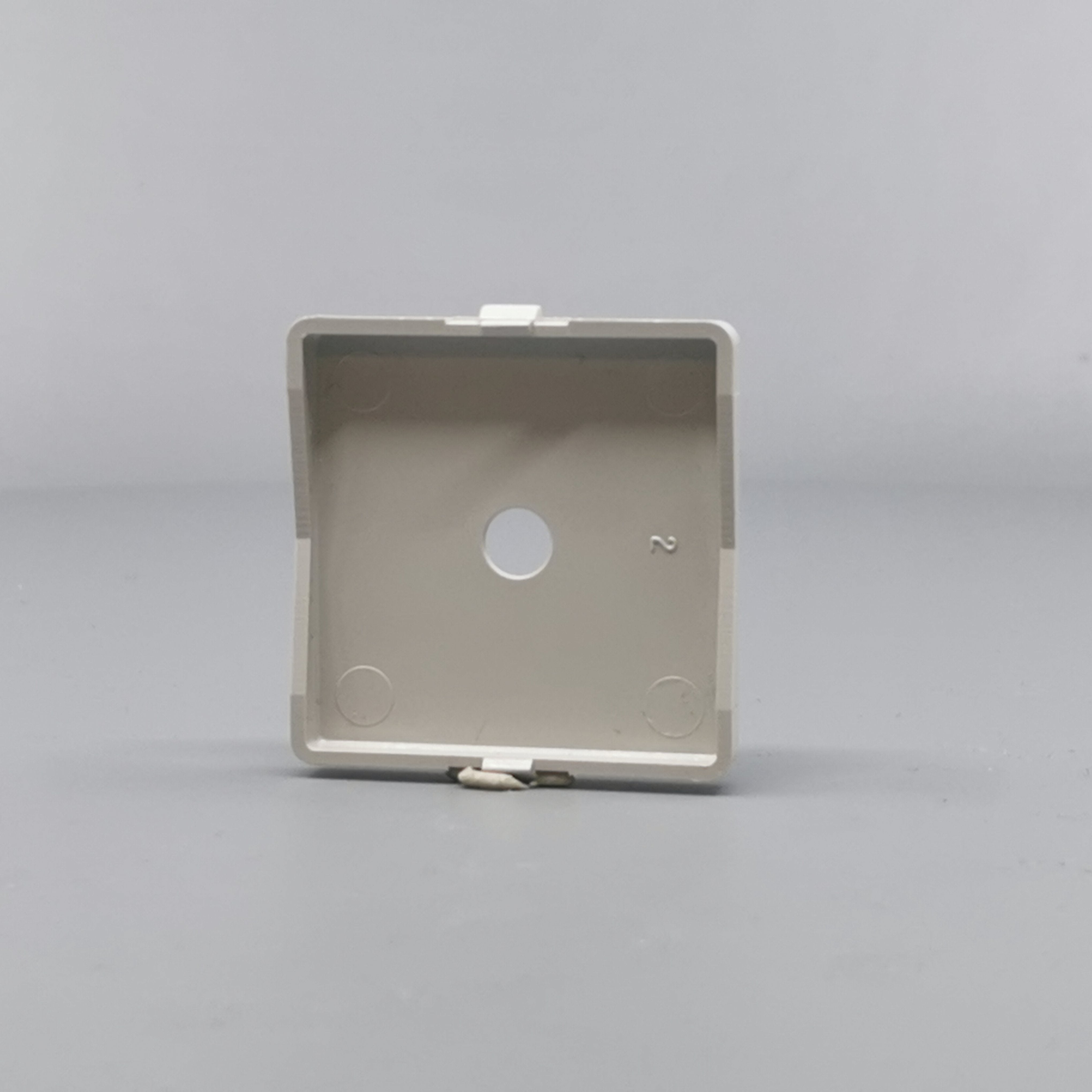 LK Fuga afdækning til lampeudtag 50x50, gammel model - lysegrå