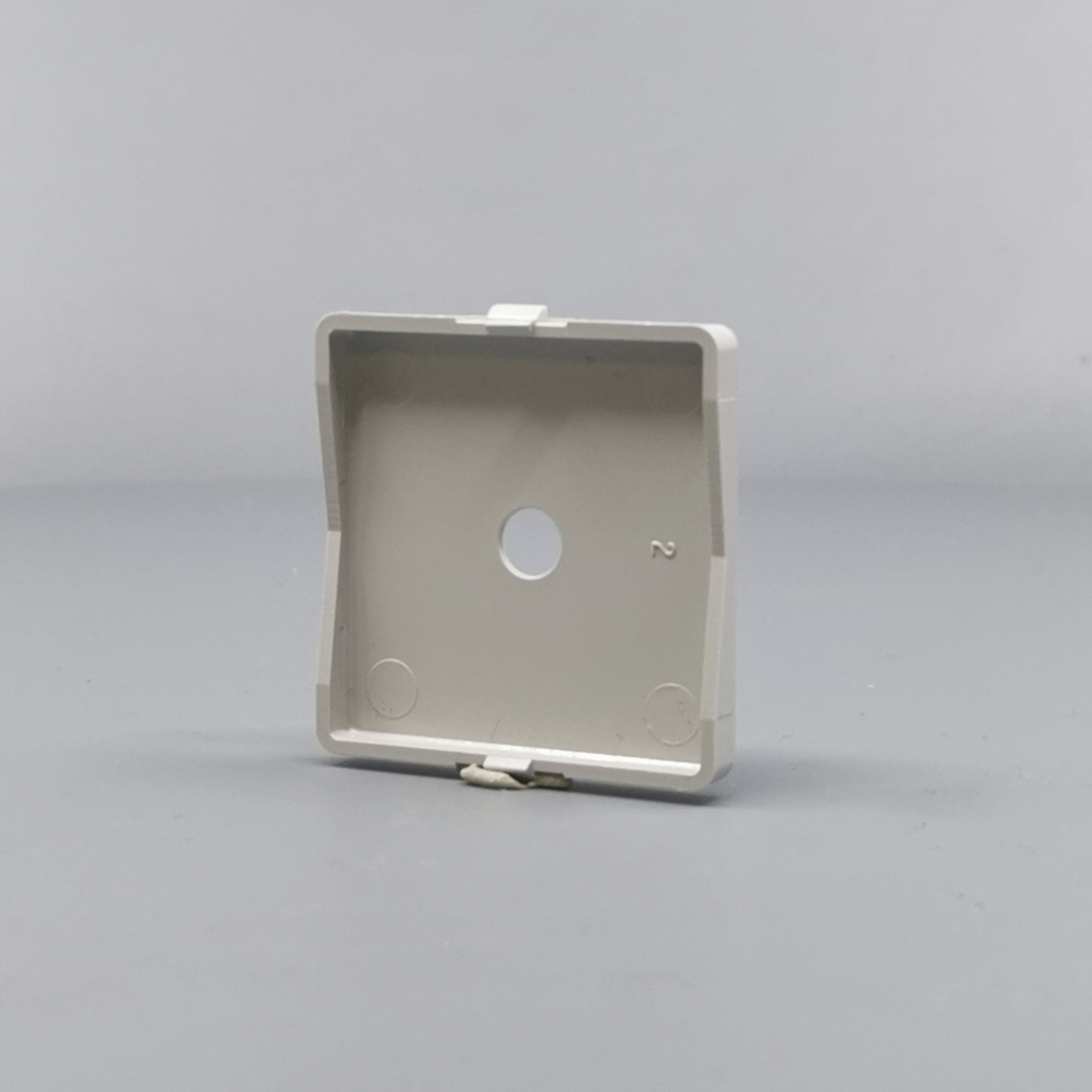 LK Fuga afdækning til lampeudtag 50x50, gammel model - lysegrå