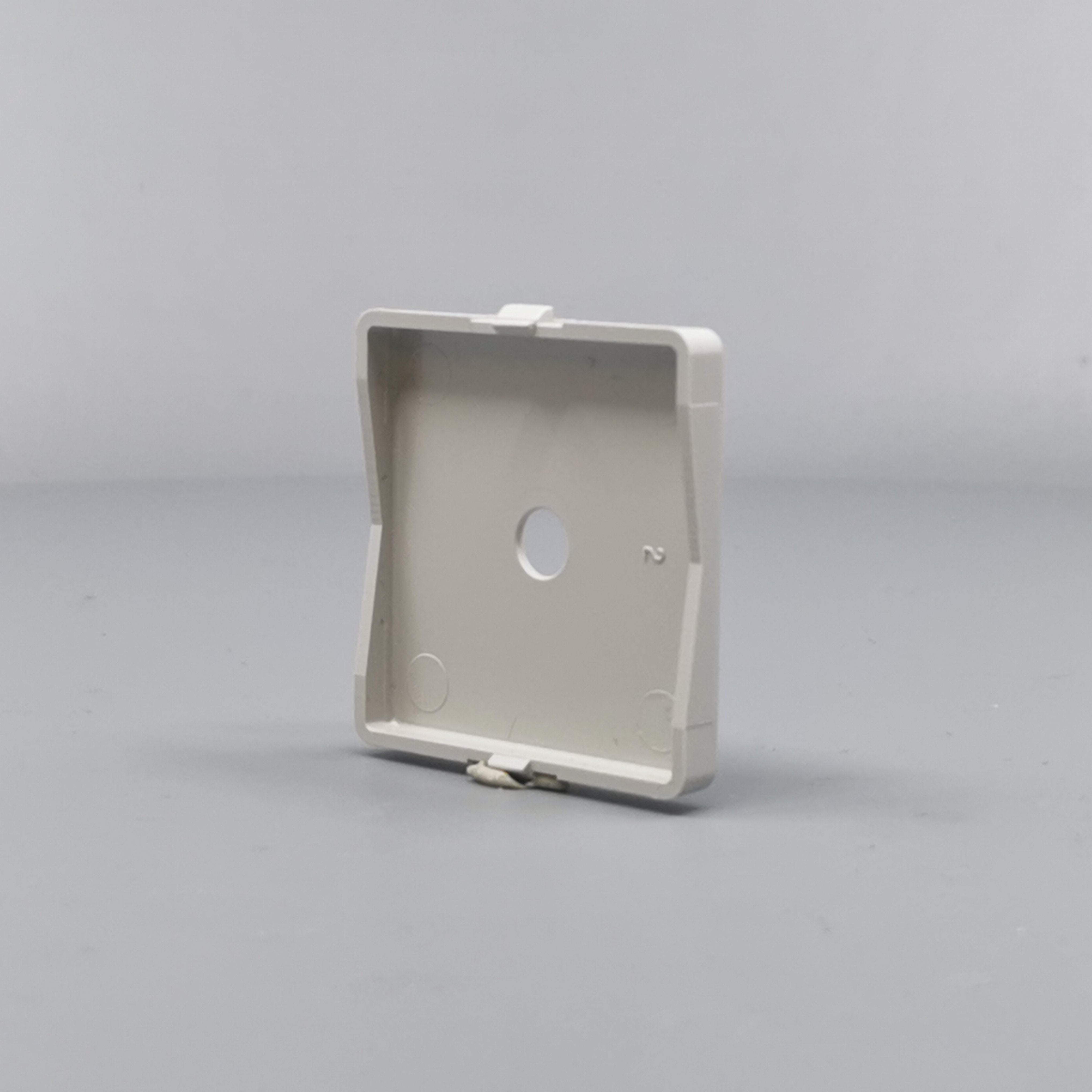 LK Fuga afdækning til lampeudtag 50x50, gammel model - lysegrå