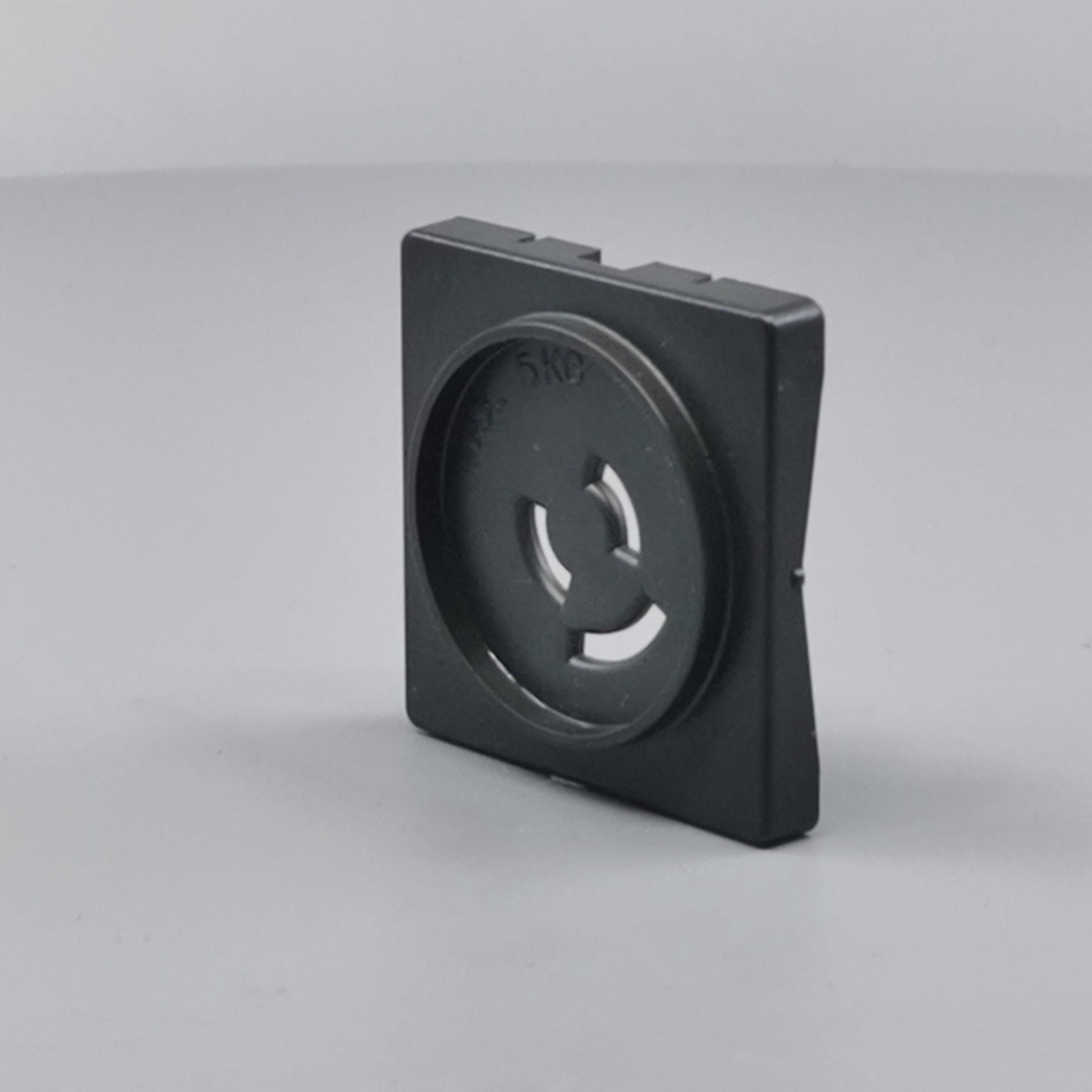 Fuga Afdækning lampestikkontakt 50x50 koksgrå