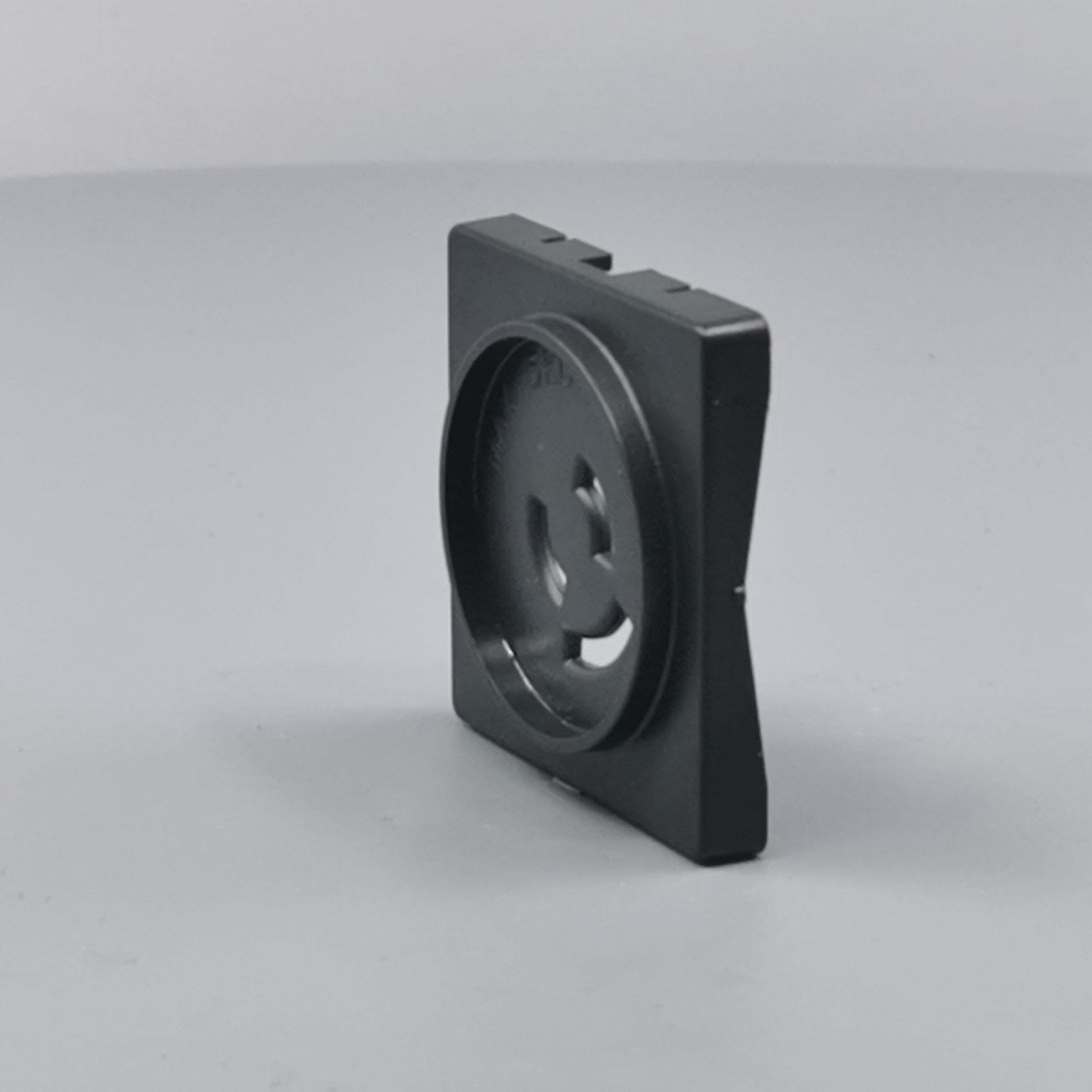 Fuga Afdækning lampestikkontakt 50x50 koksgrå