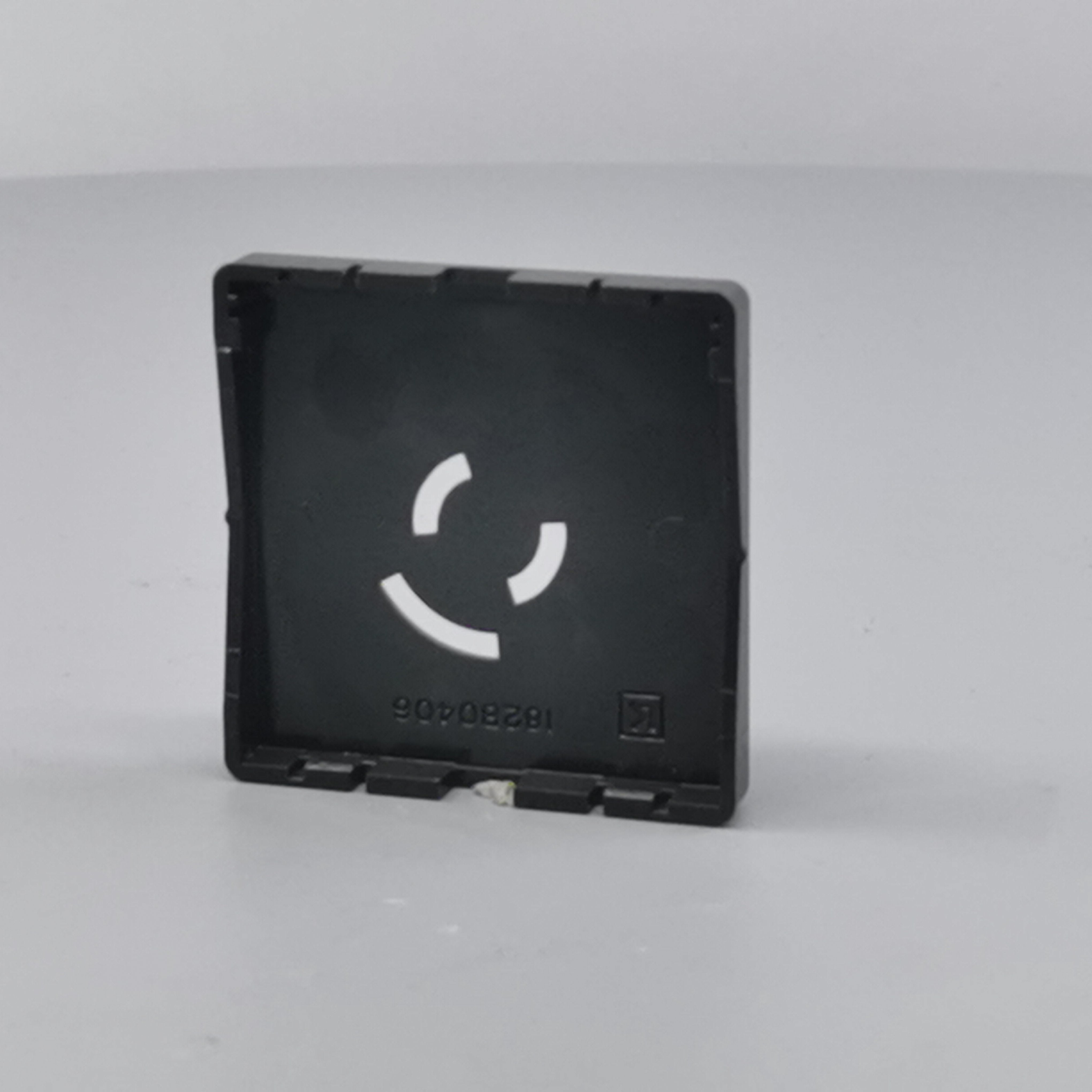 Fuga Afdækning lampestikkontakt 50x50 koksgrå