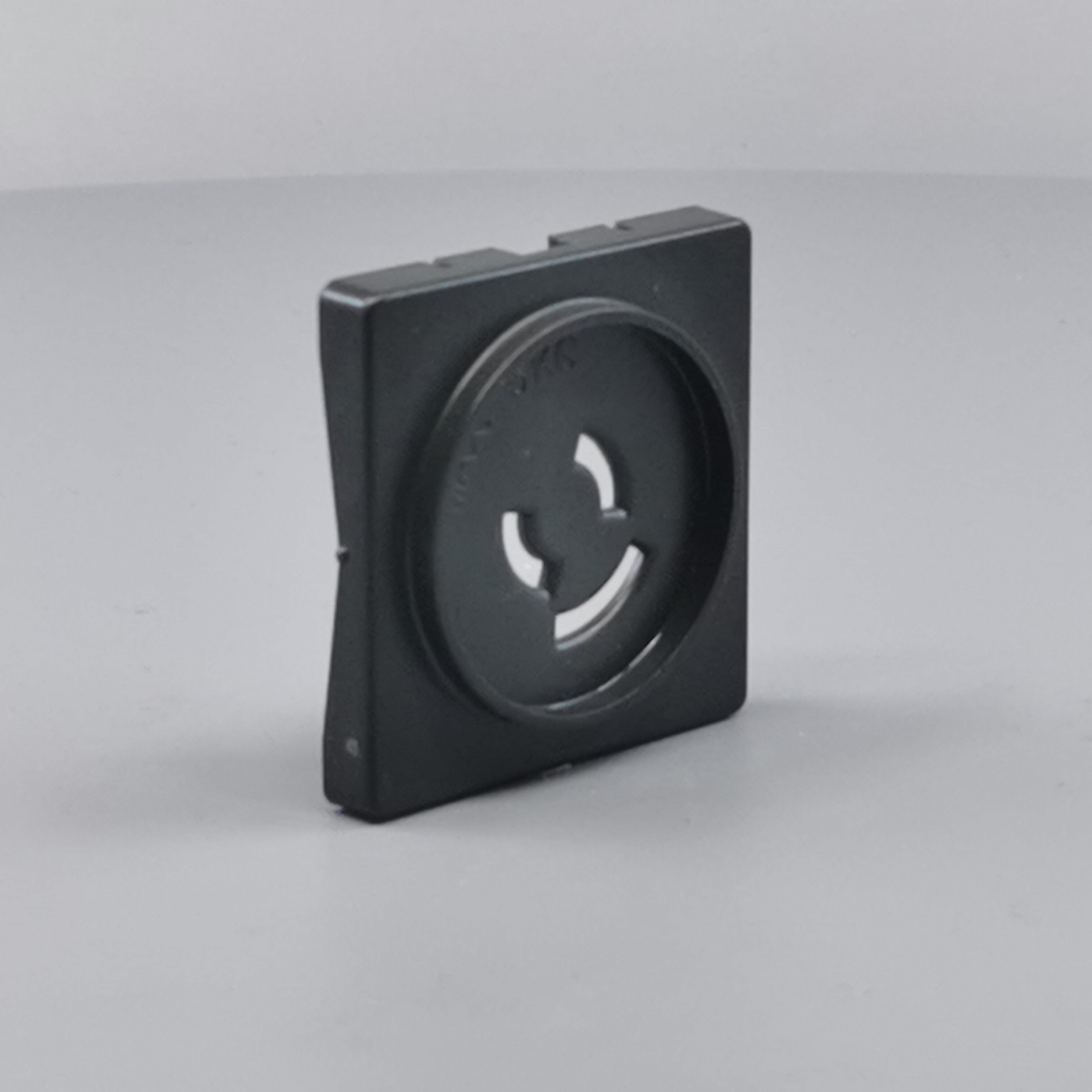 Fuga Afdækning lampestikkontakt 50x50 koksgrå