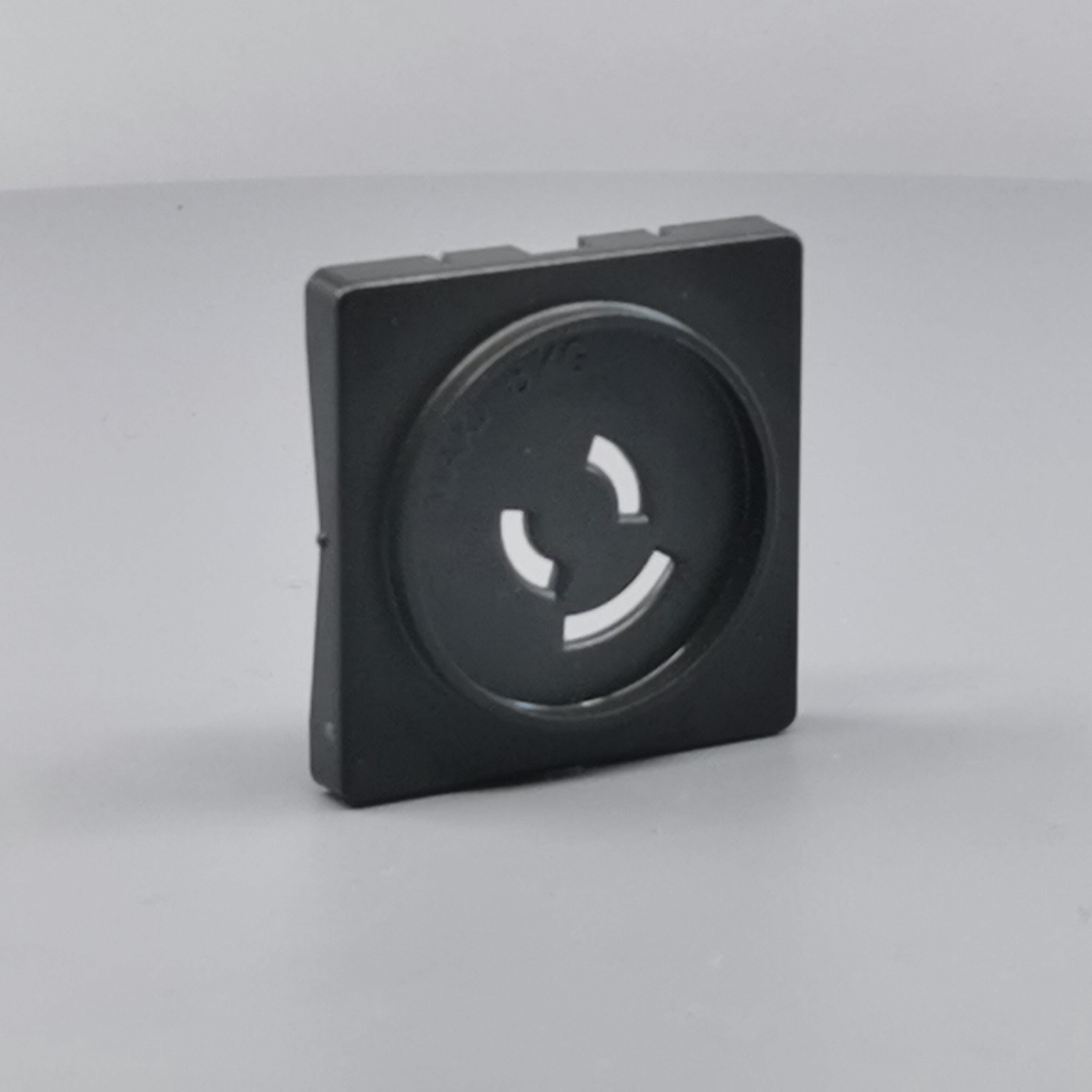 Fuga Afdækning lampestikkontakt 50x50 koksgrå