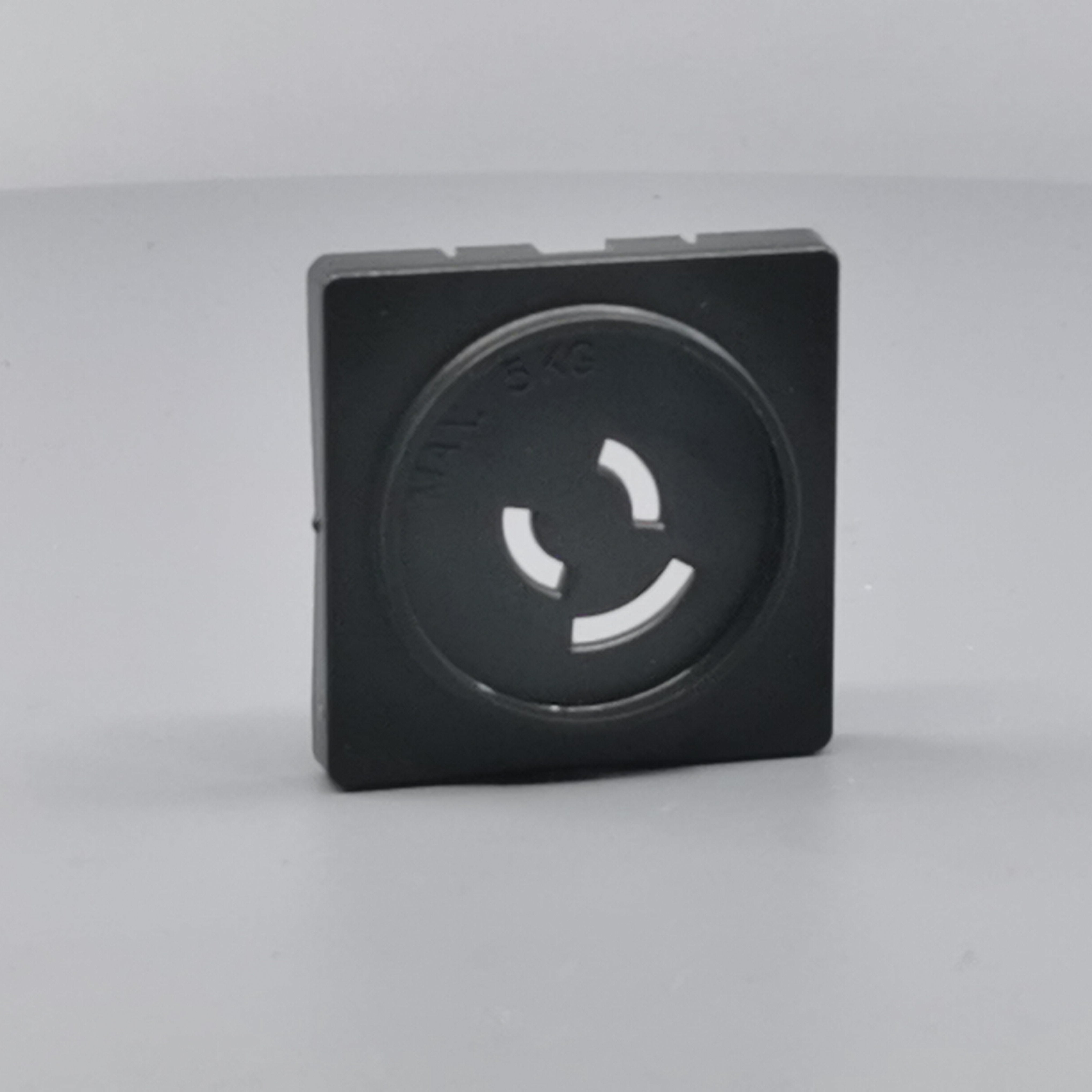 Fuga Afdækning lampestikkontakt 50x50 koksgrå