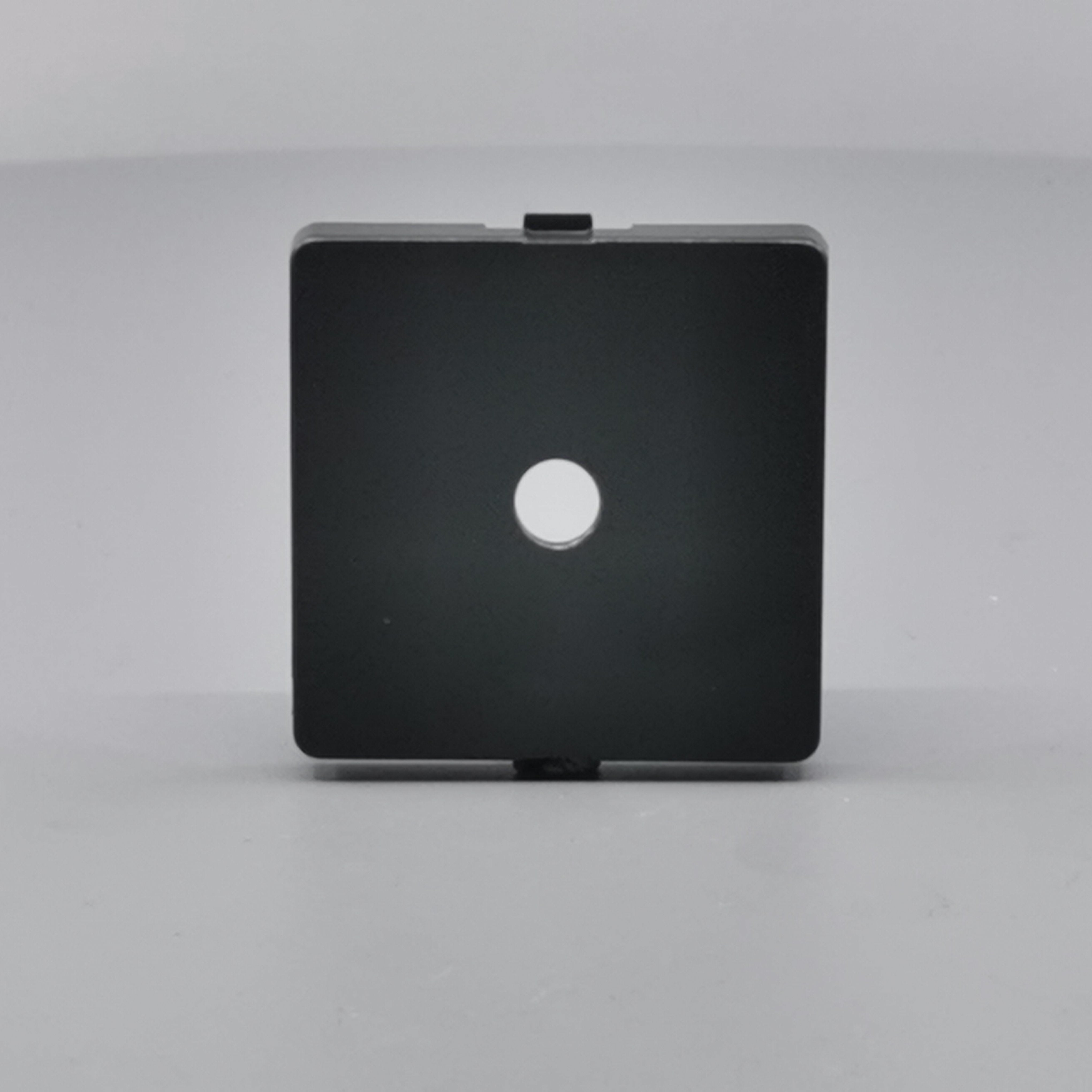 Fuga Afdækning for lampeudtag 50x50 koksgrå