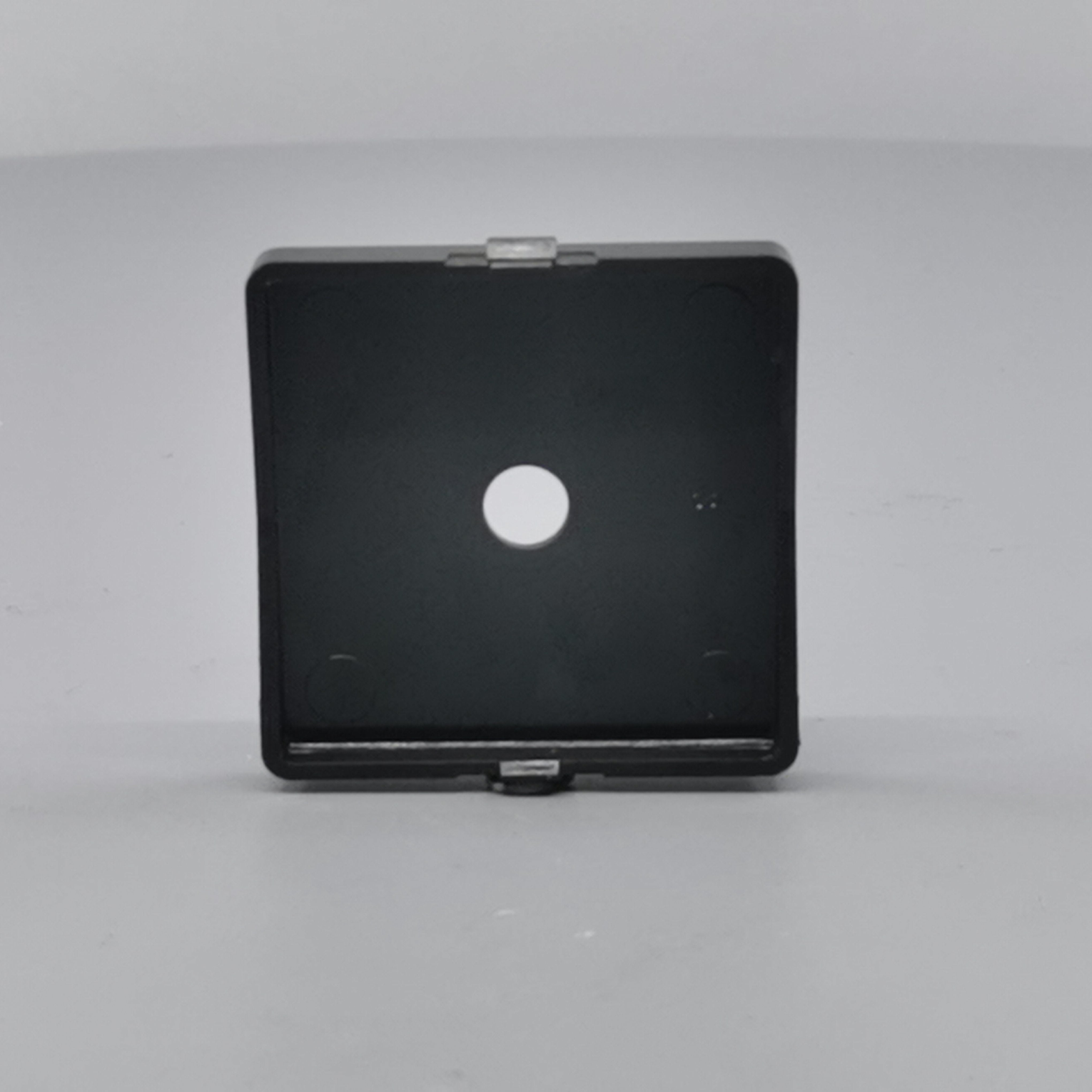 Fuga Afdækning for lampeudtag 50x50 koksgrå