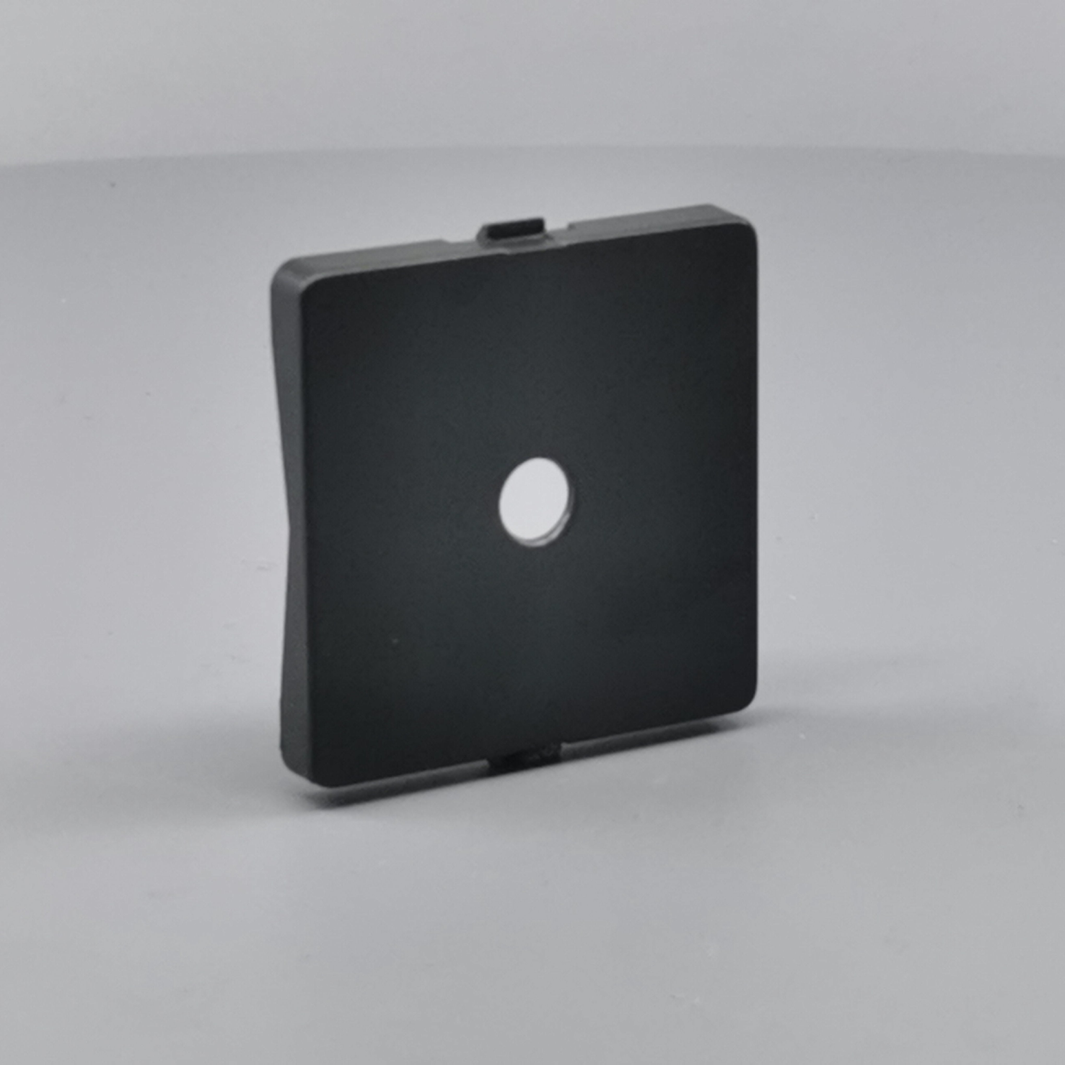 Fuga Afdækning for lampeudtag 50x50 koksgrå