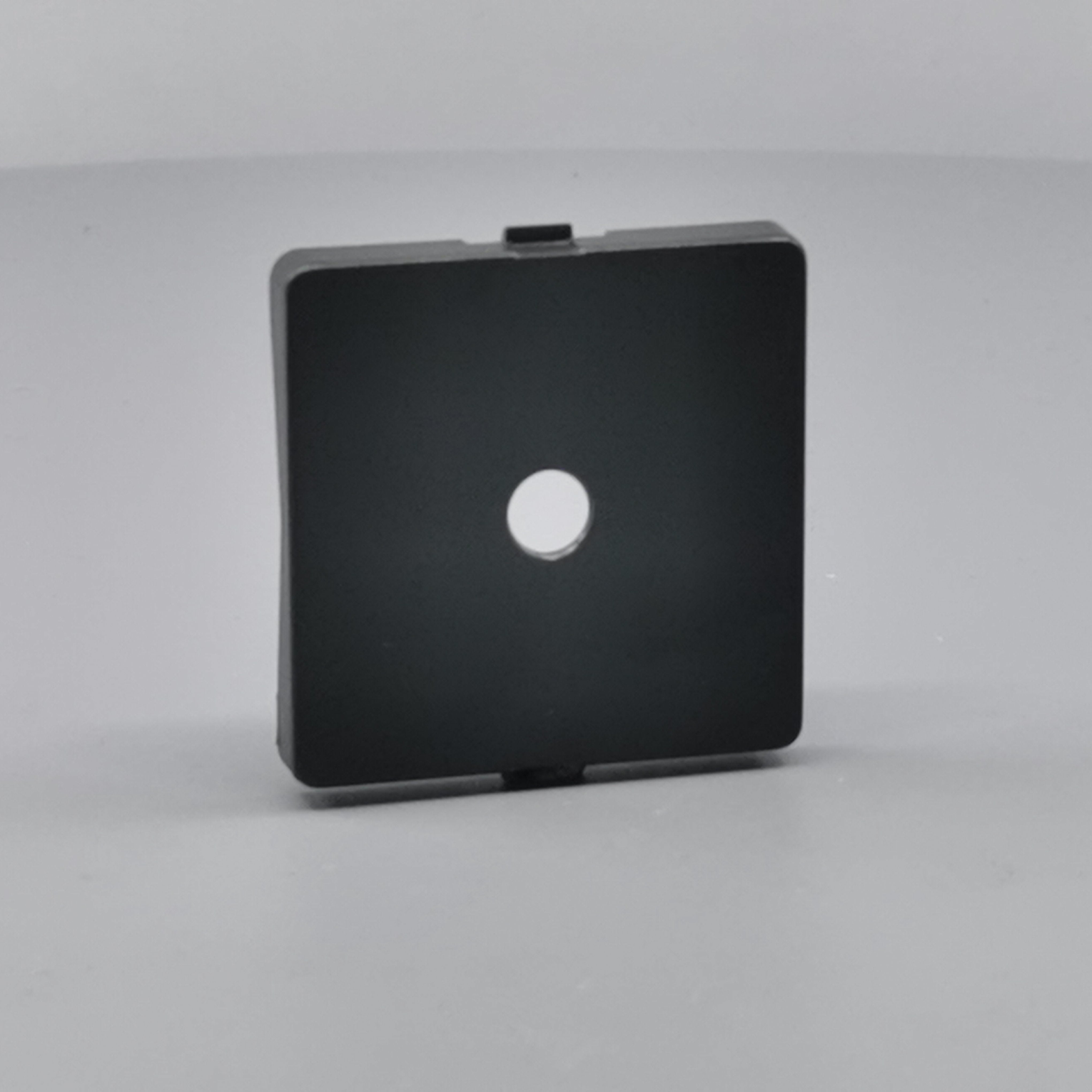 Fuga Afdækning for lampeudtag 50x50 koksgrå