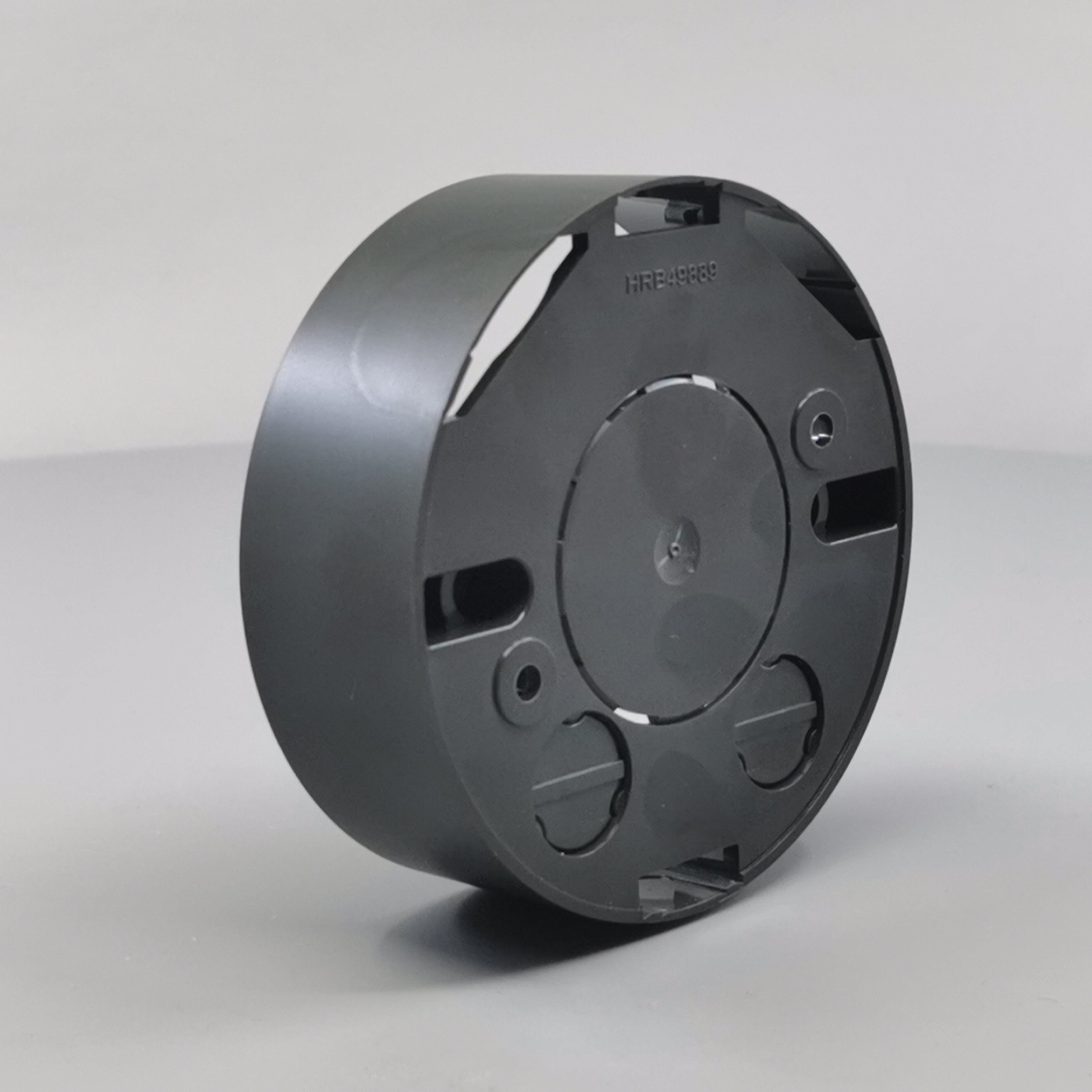 Underlag for Ø83mm. Lampeudtag Koksgrå (Ny model)