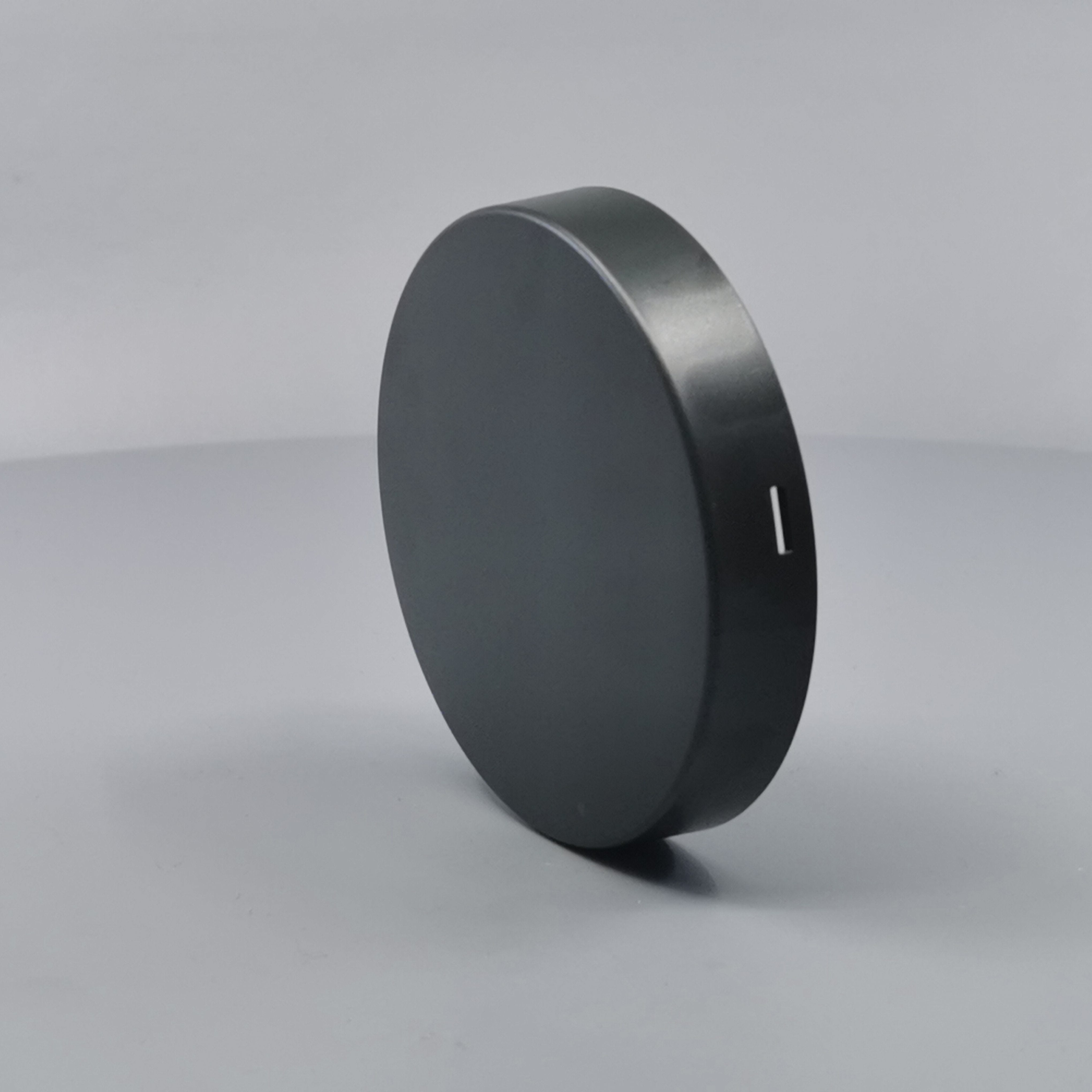 Afdækning for Ø83 sideindgang Koksgrå (Ny model)