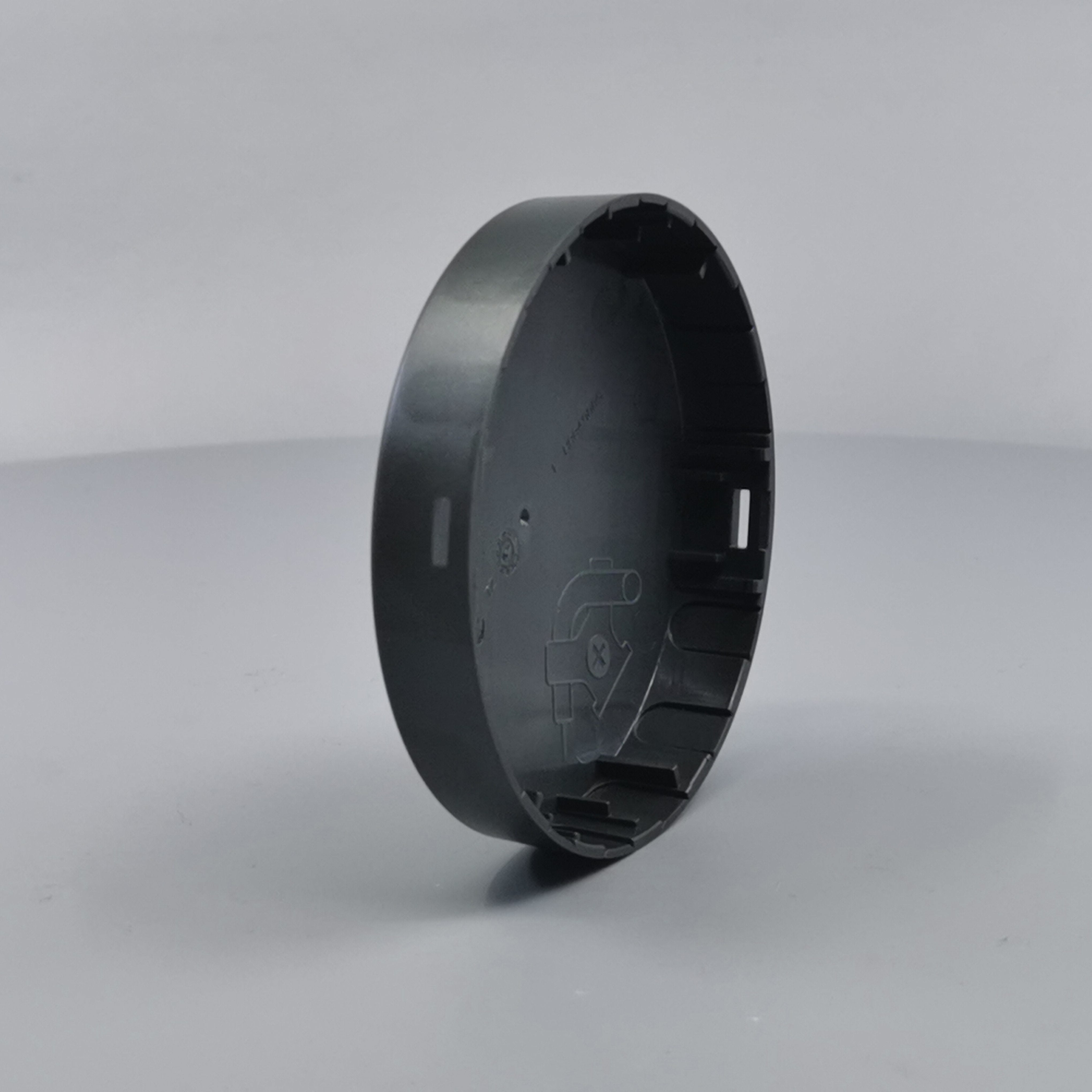 Afdækning for Ø83 sideindgang Koksgrå (Ny model)