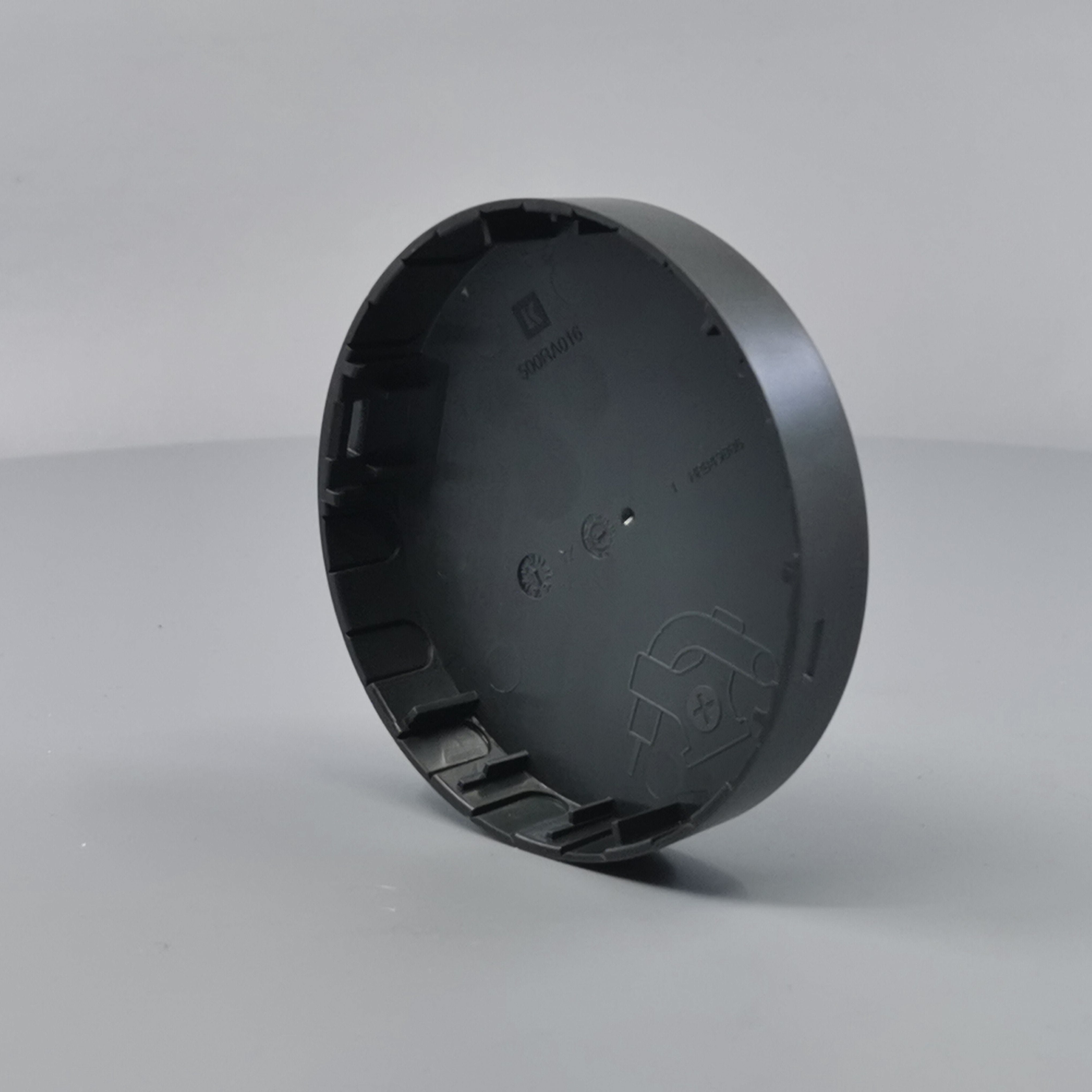 Afdækning for Ø83 sideindgang Koksgrå (Ny model)