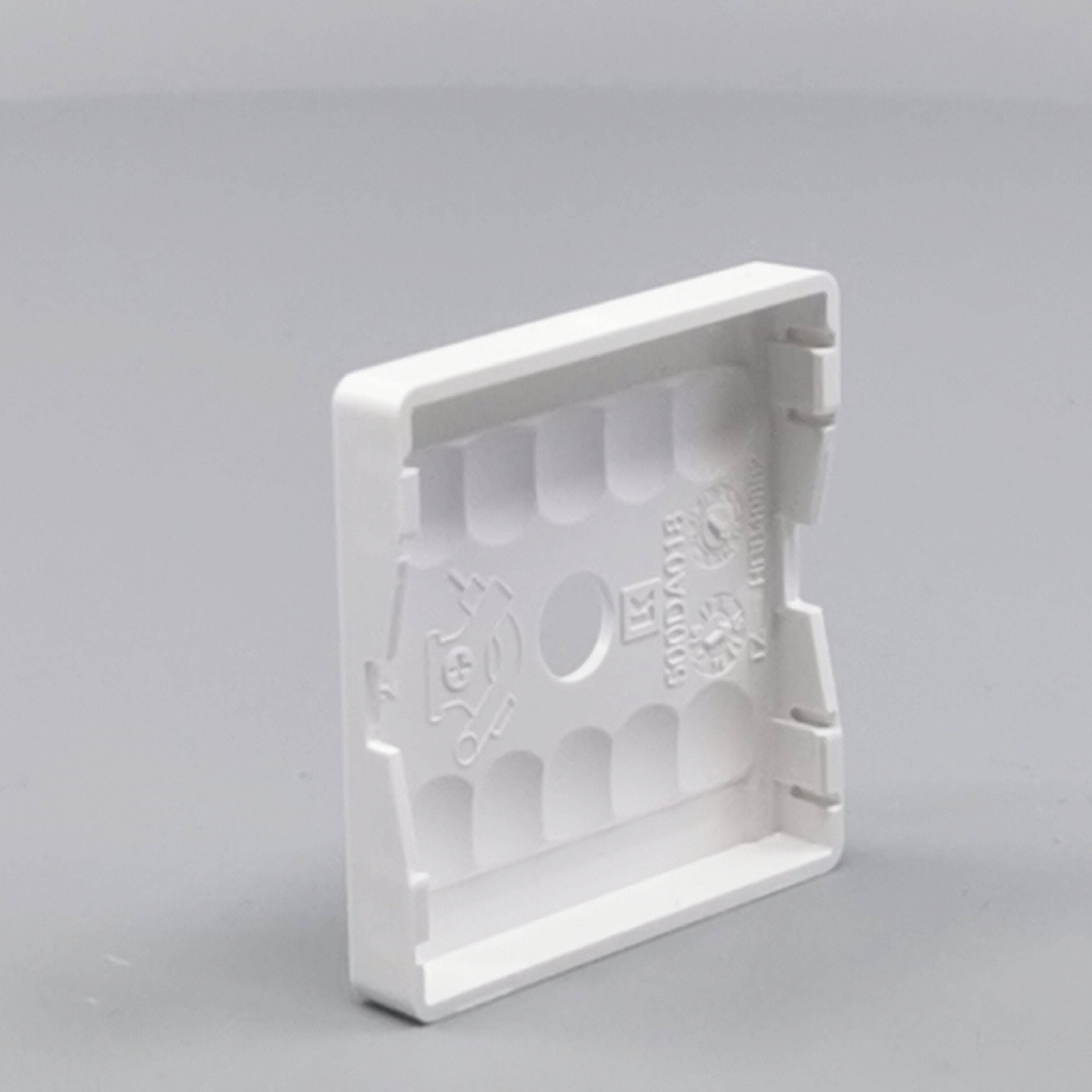 LK Fuga afdækning til lampeudtag 50x50, ny model - hvid