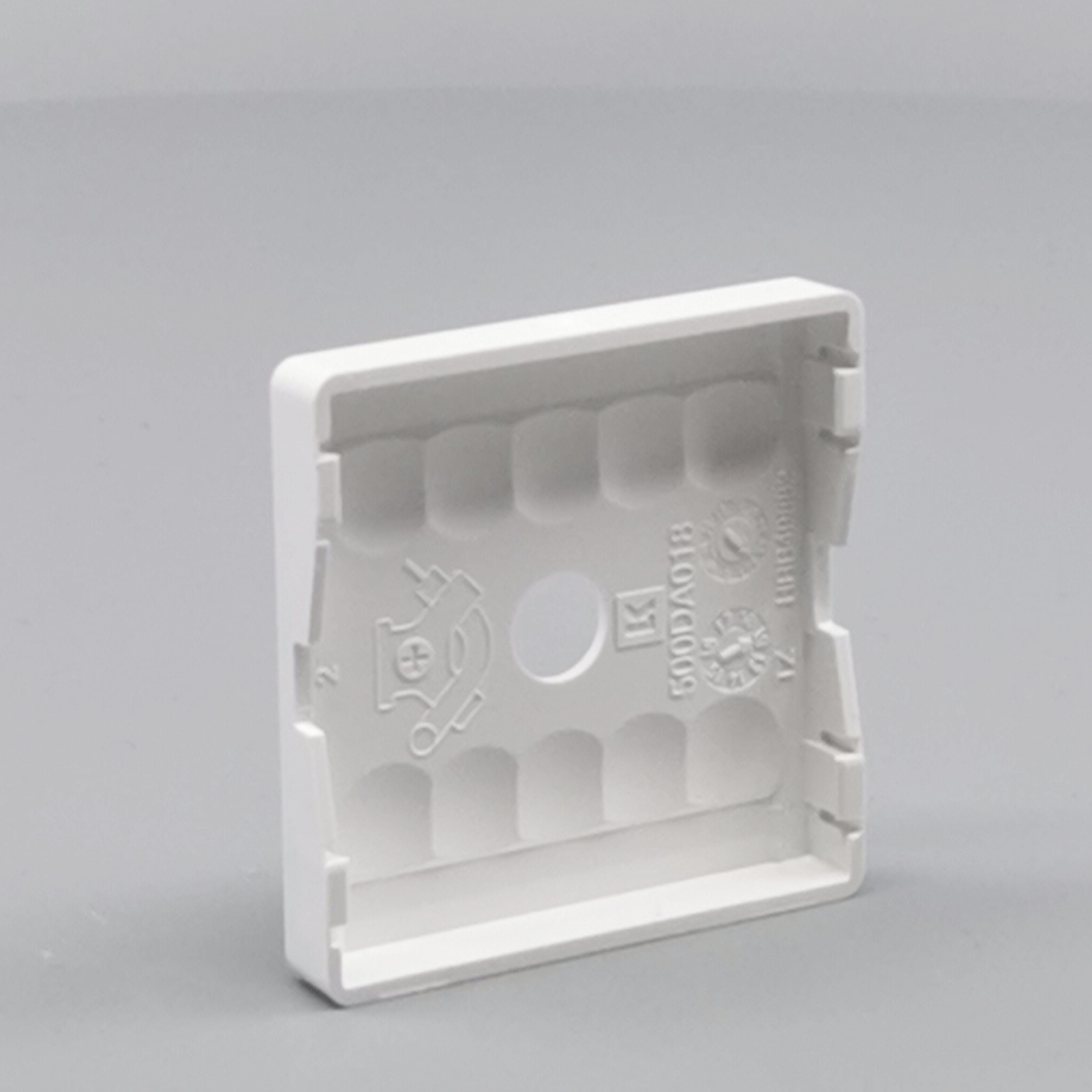 LK Fuga afdækning til lampeudtag 50x50, ny model - hvid