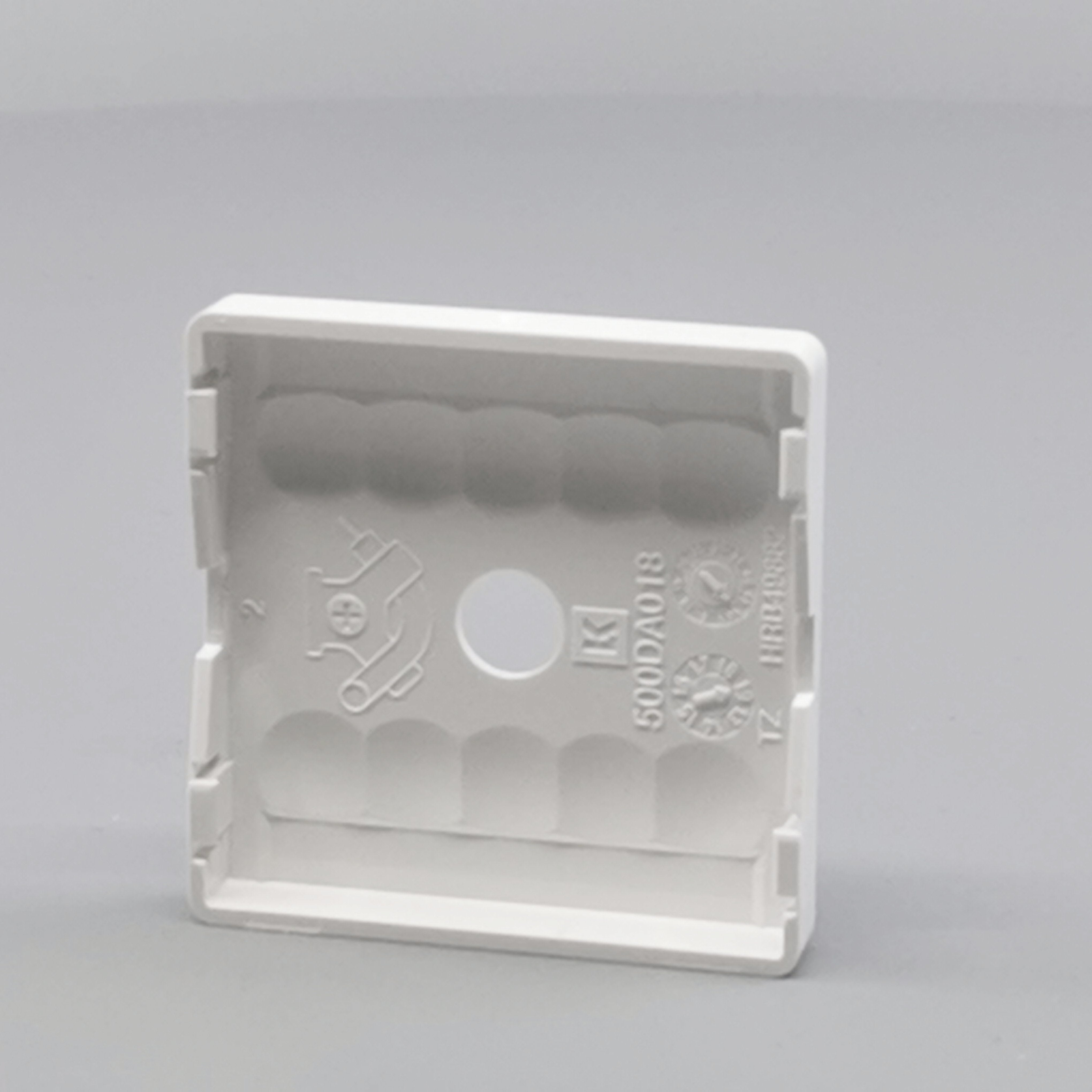 LK Fuga afdækning til lampeudtag 50x50, ny model - hvid