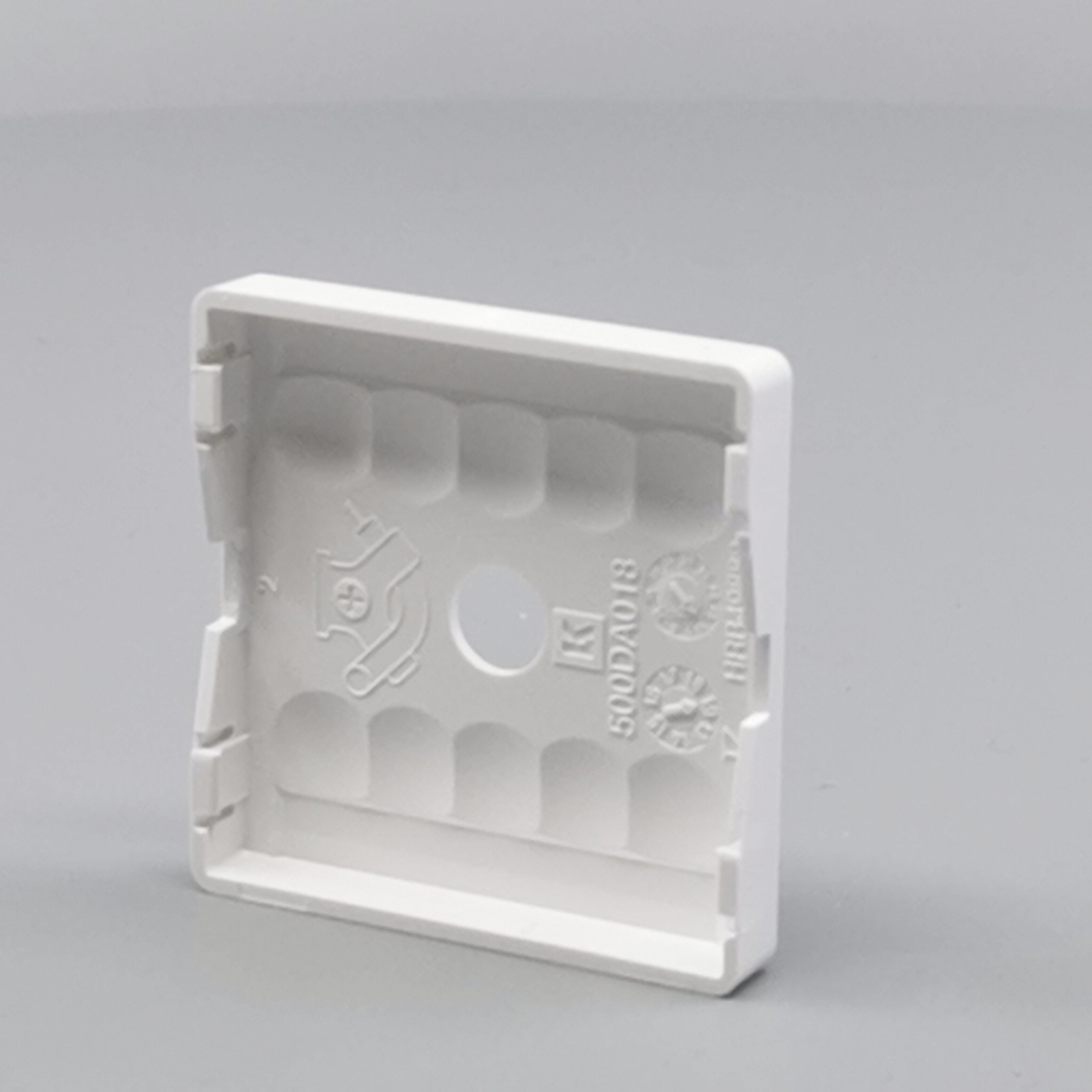 LK Fuga afdækning til lampeudtag 50x50, ny model - hvid