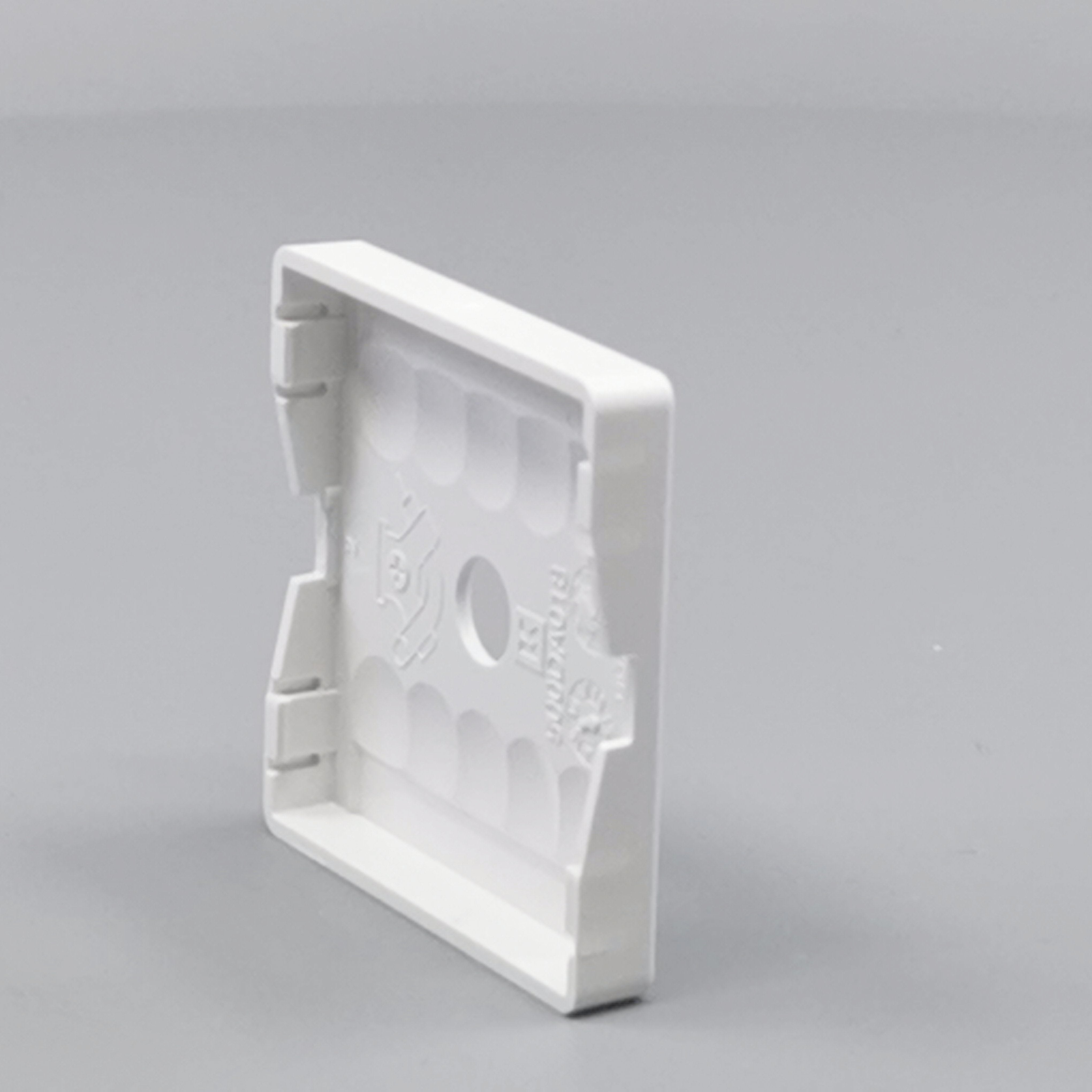 LK Fuga afdækning til lampeudtag 50x50, ny model - hvid