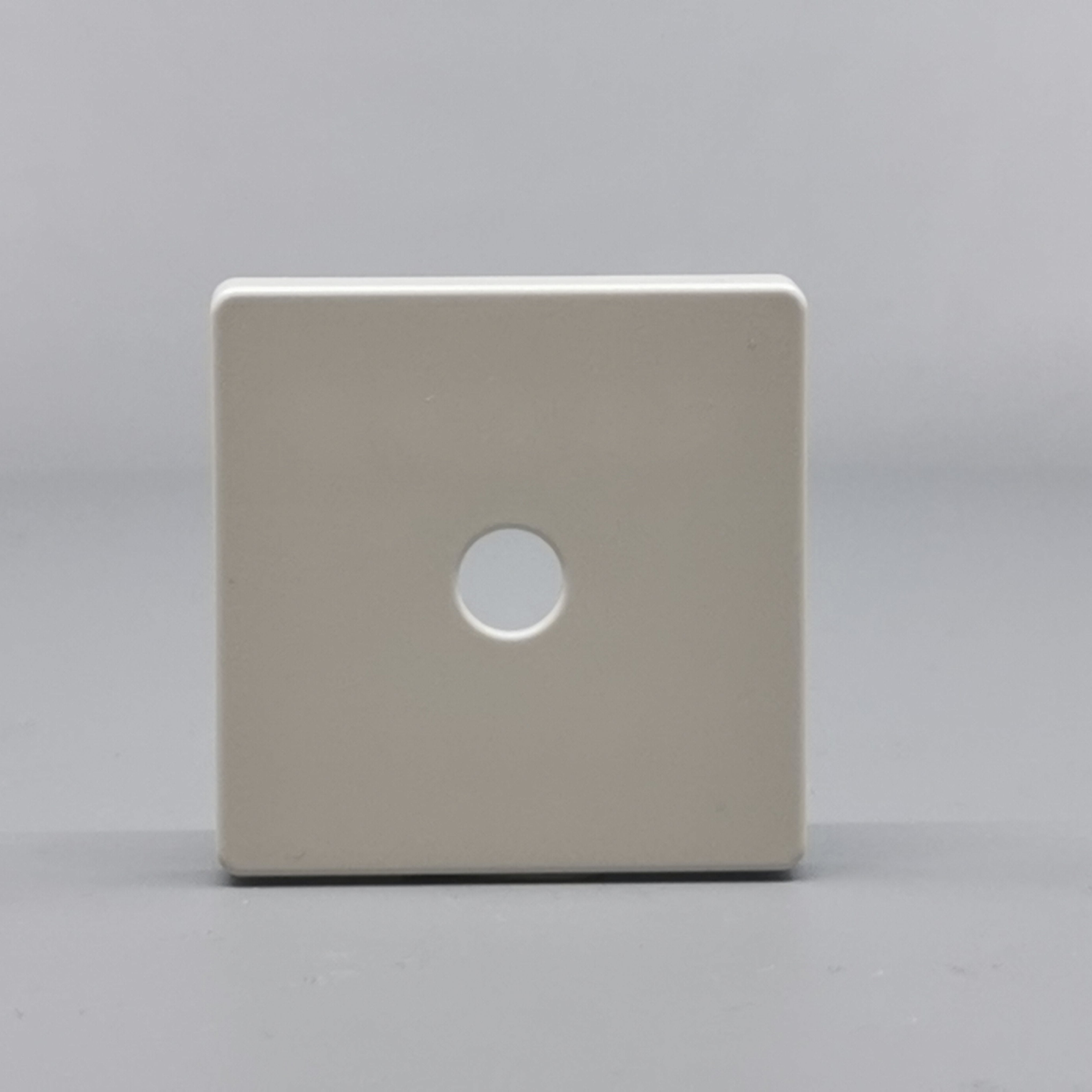 LK Fuga afdækning til lampeudtag 50x50, ny model - lysegrå