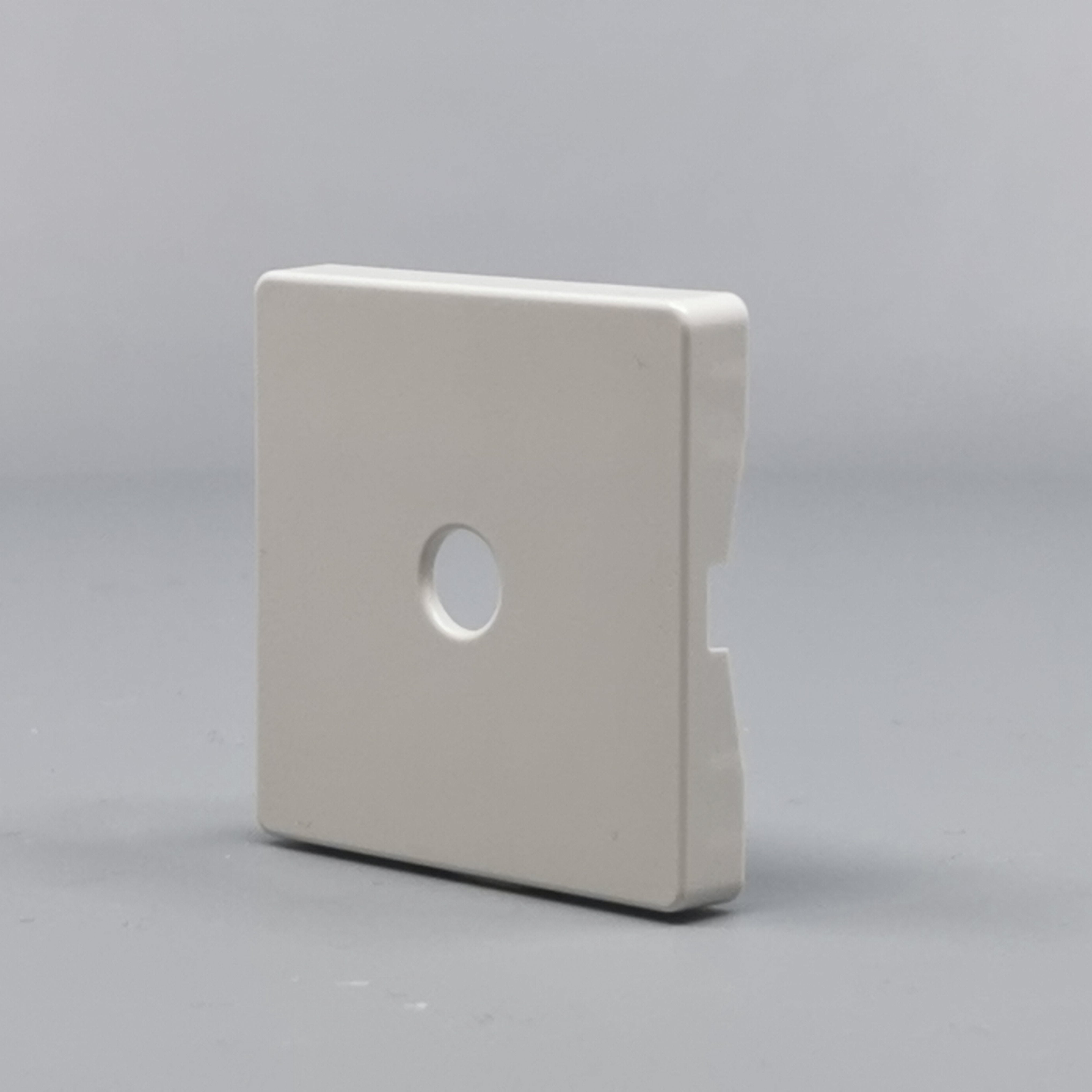 LK Fuga afdækning til lampeudtag 50x50, ny model - lysegrå