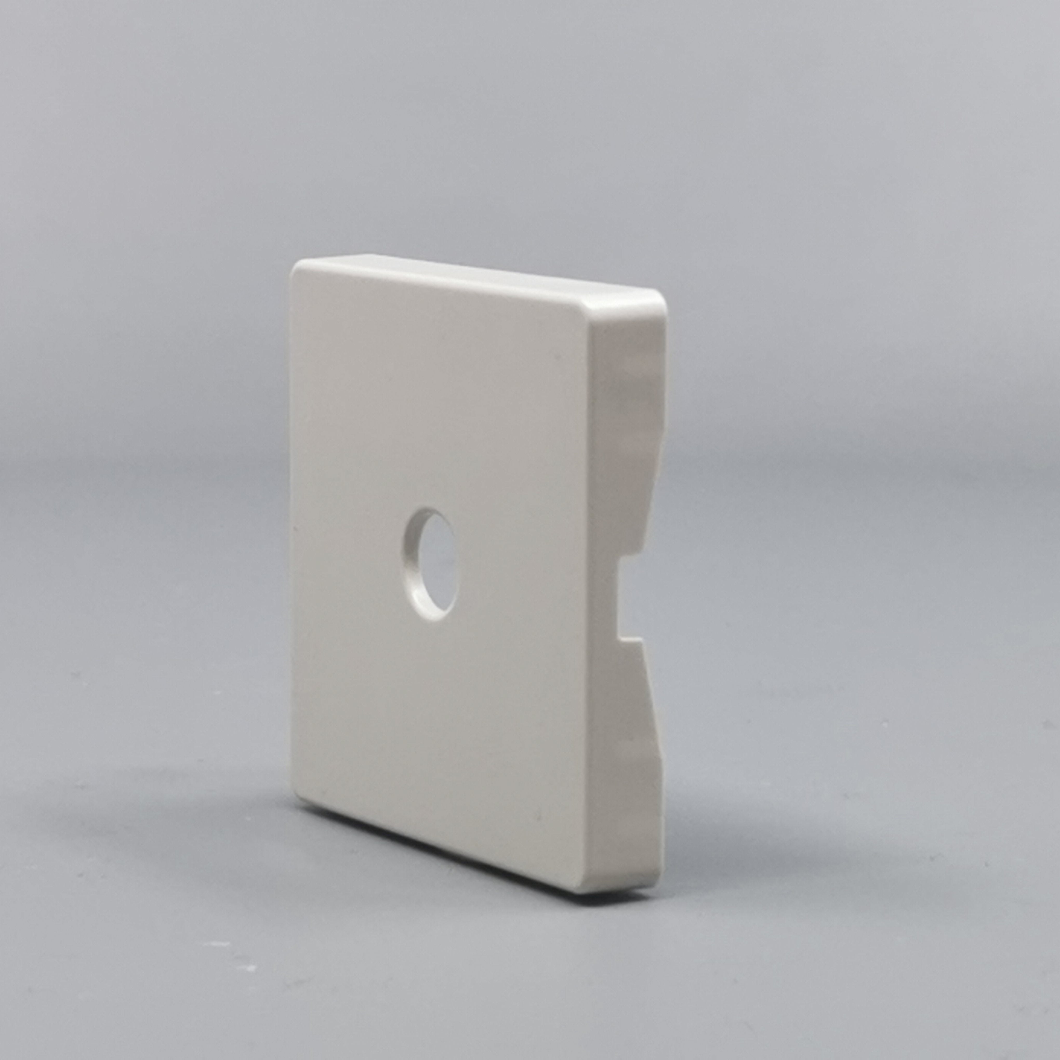 LK Fuga afdækning til lampeudtag 50x50, ny model - lysegrå