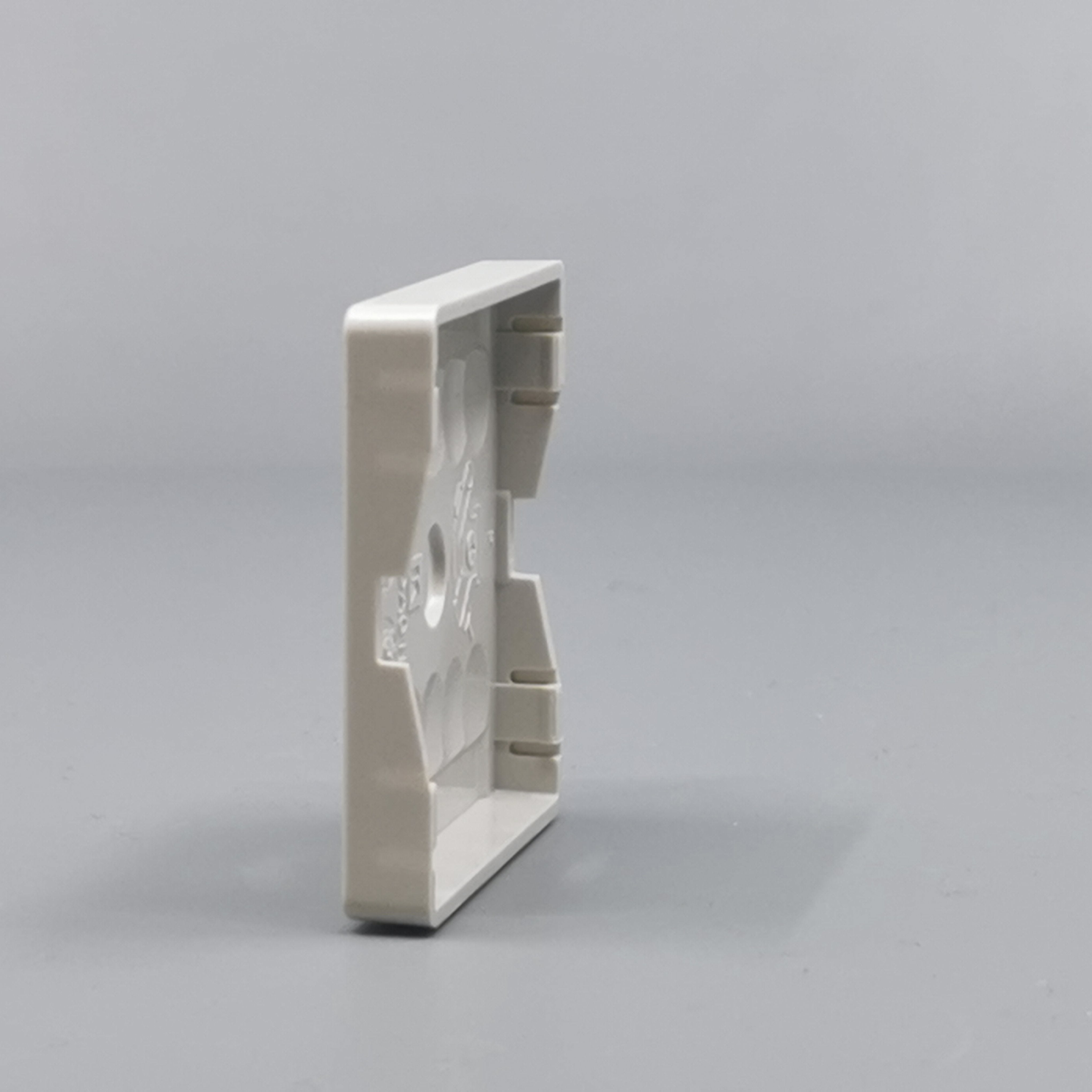 LK Fuga afdækning til lampeudtag 50x50, ny model - lysegrå