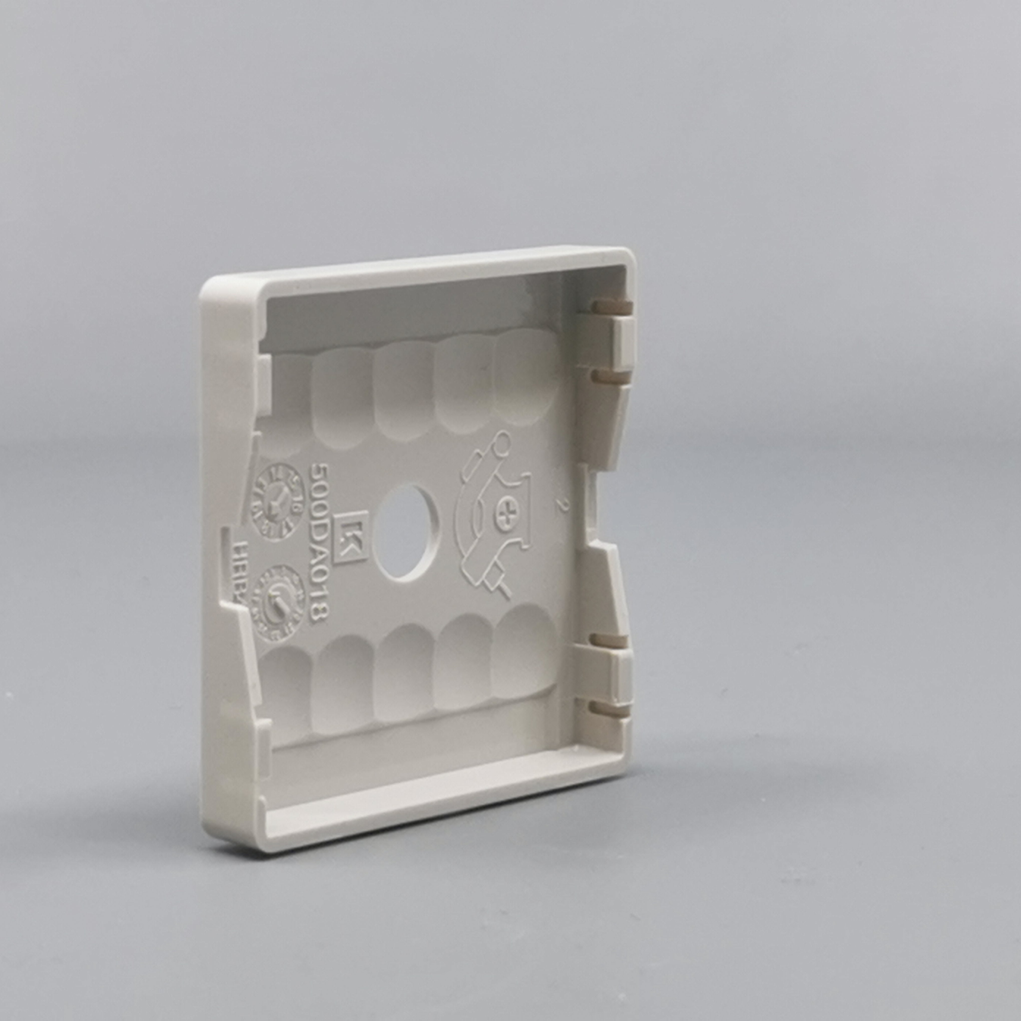 LK Fuga afdækning til lampeudtag 50x50, ny model - lysegrå