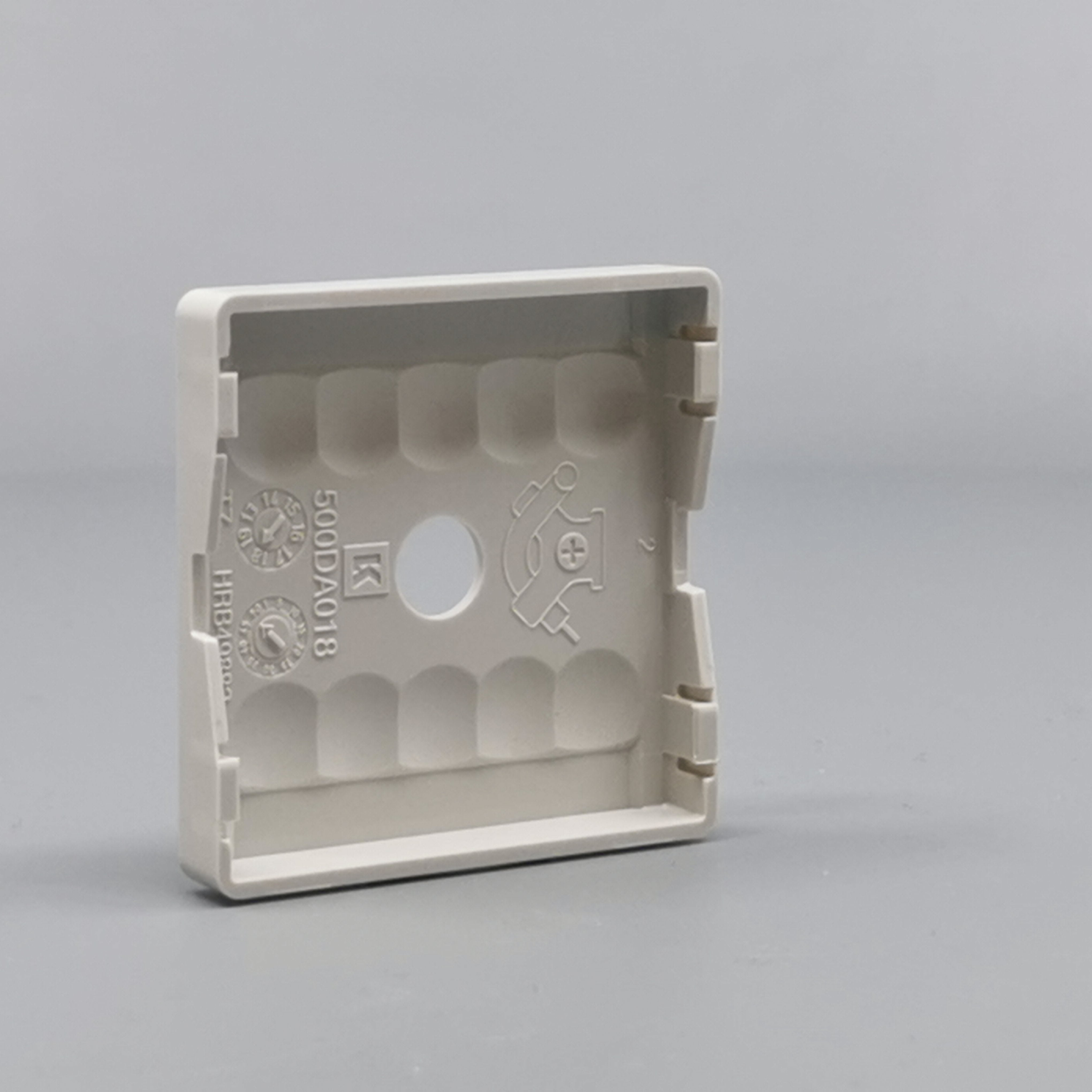 LK Fuga afdækning til lampeudtag 50x50, ny model - lysegrå