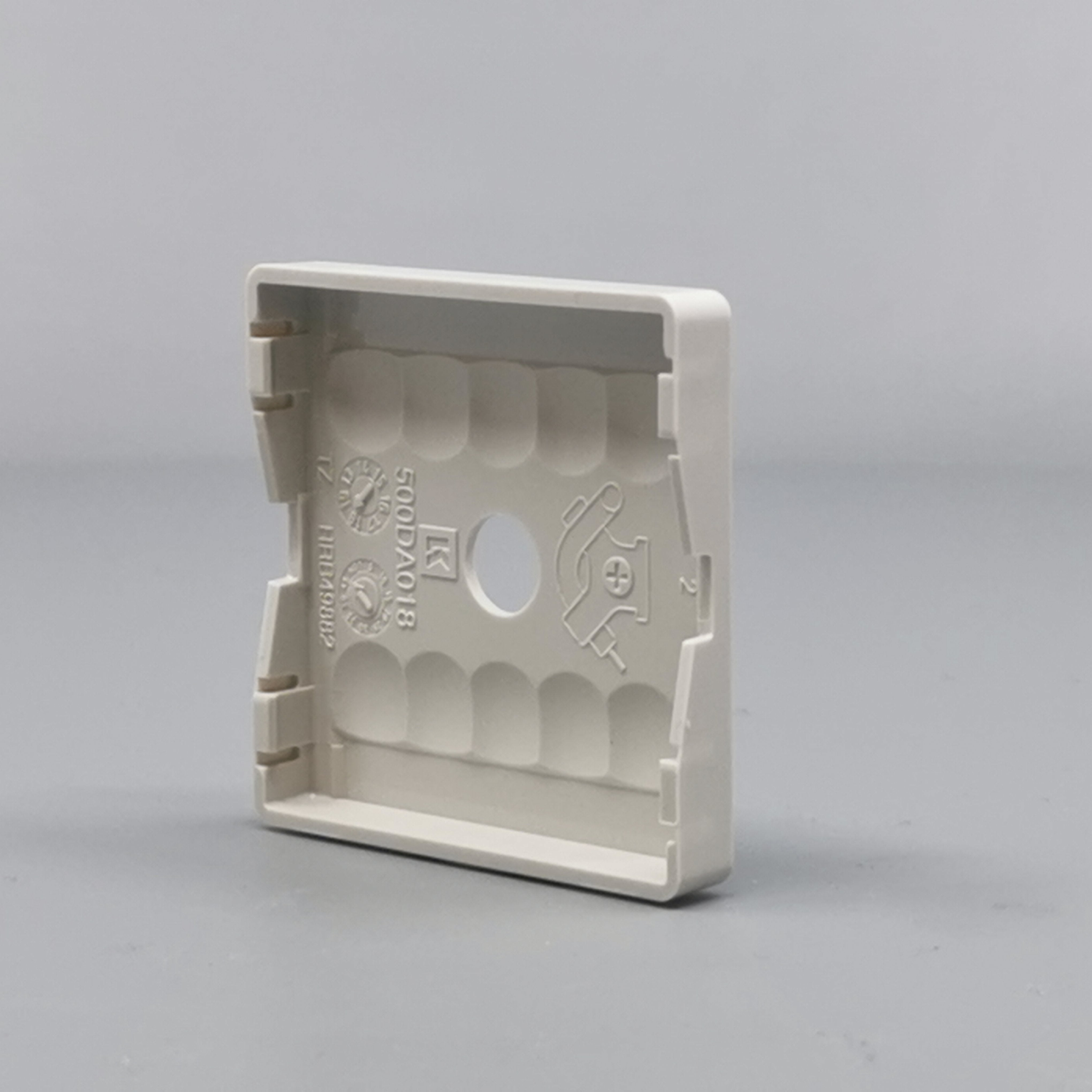 LK Fuga afdækning til lampeudtag 50x50, ny model - lysegrå